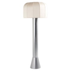 Felix Floor Lamp, Made in UK by Sister - Steel with Silk Shade