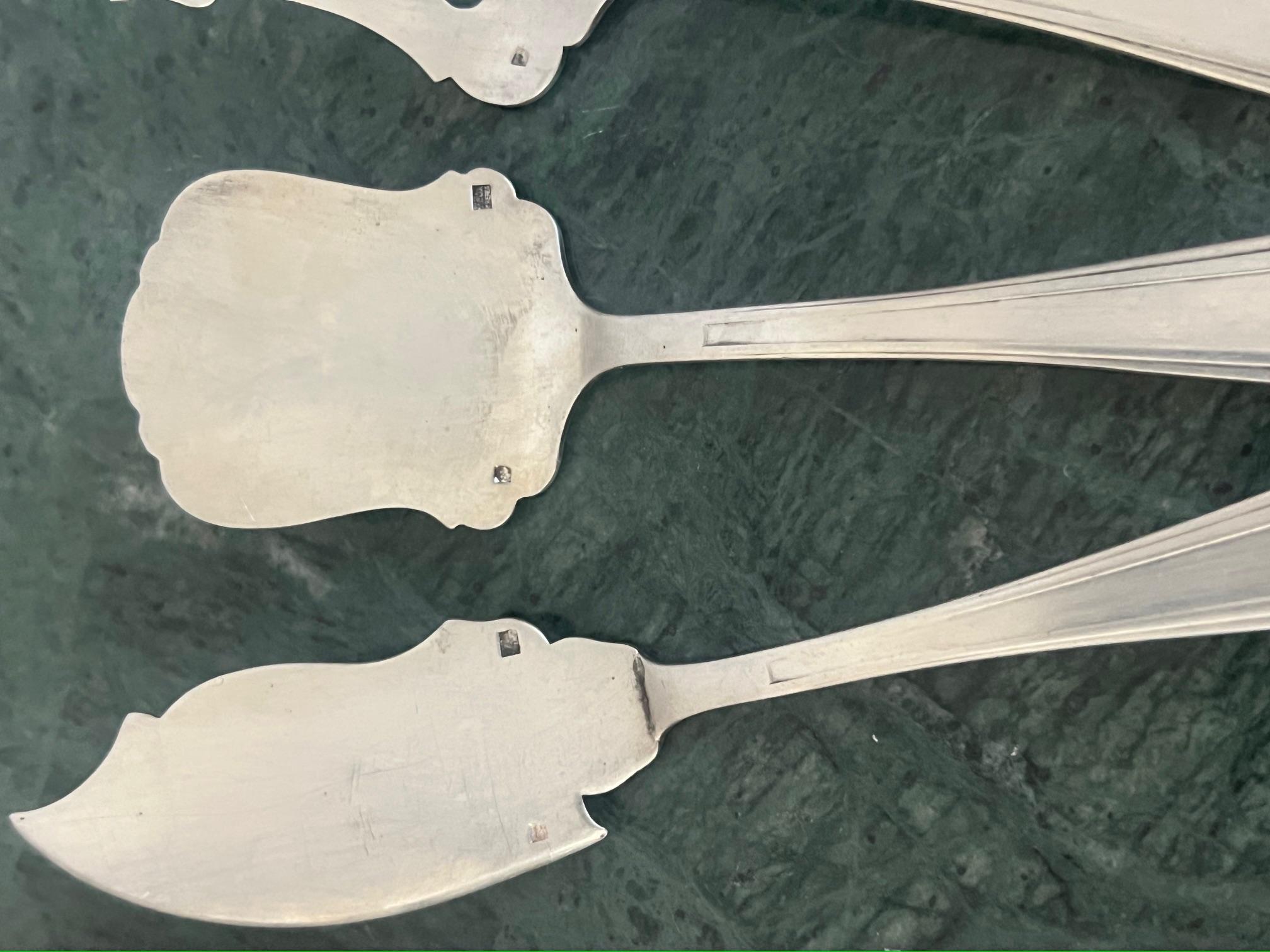 Français Felix Freres Art Deco Fish Serving Set, c. 1940's en vente