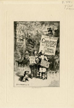 Frontispice pour Le Graveurs du XIX Siècle, par Henri Béraldi