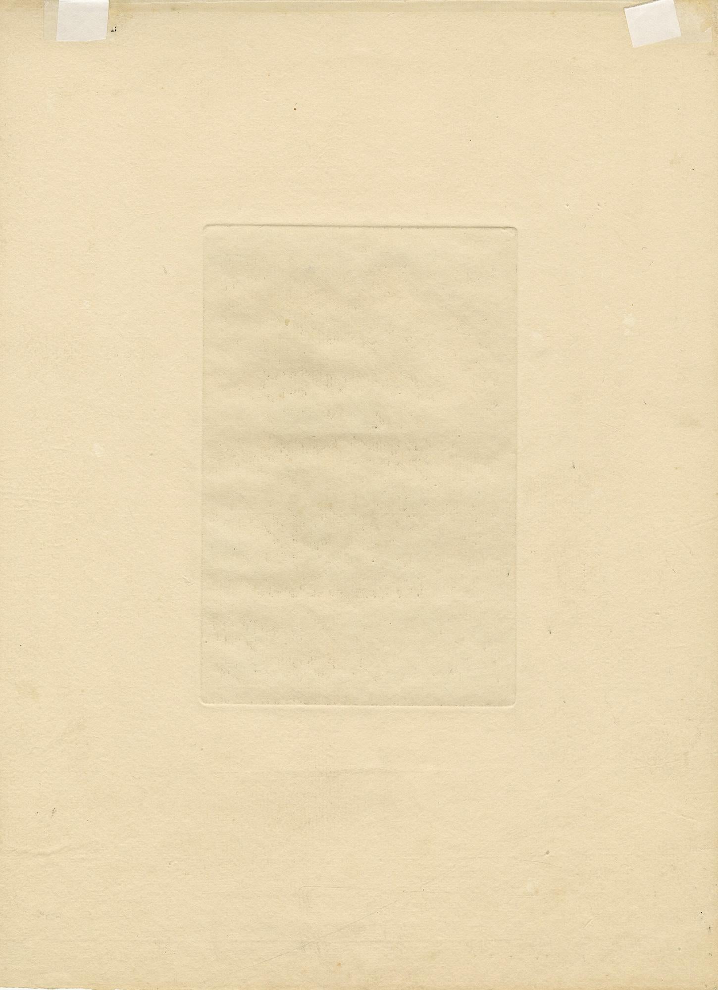 La diligence de Beaucaire - French School Print by Félix Hilaire Buhot