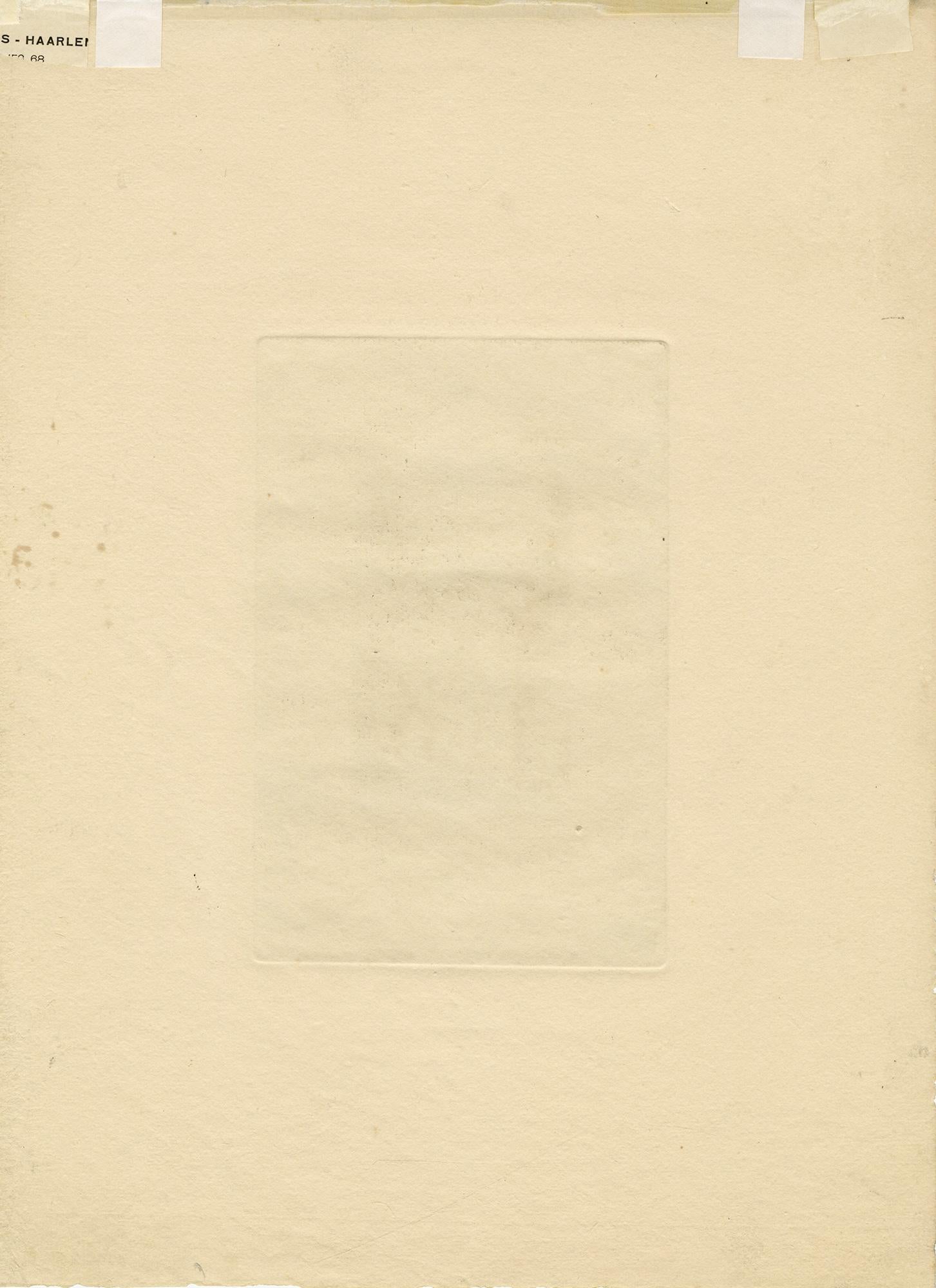 Le Curé de Cucignan - French School Print by Félix Hilaire Buhot