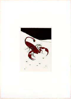 Scorpion - Original Screen Print y Félix Labisse - 1970s