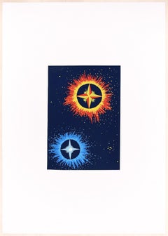 Stellar Composition - Screen Print y Félix Labisse - 1970s