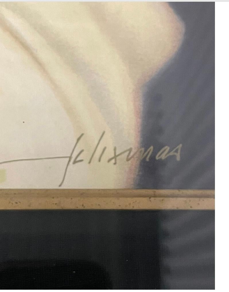 This is an Felix Mas lithograph signed and numbered “Orchild”. In good condition