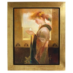 Félix Mas 'Spanish' 'LUZ' Original Oil on Canvas, Artist Signed