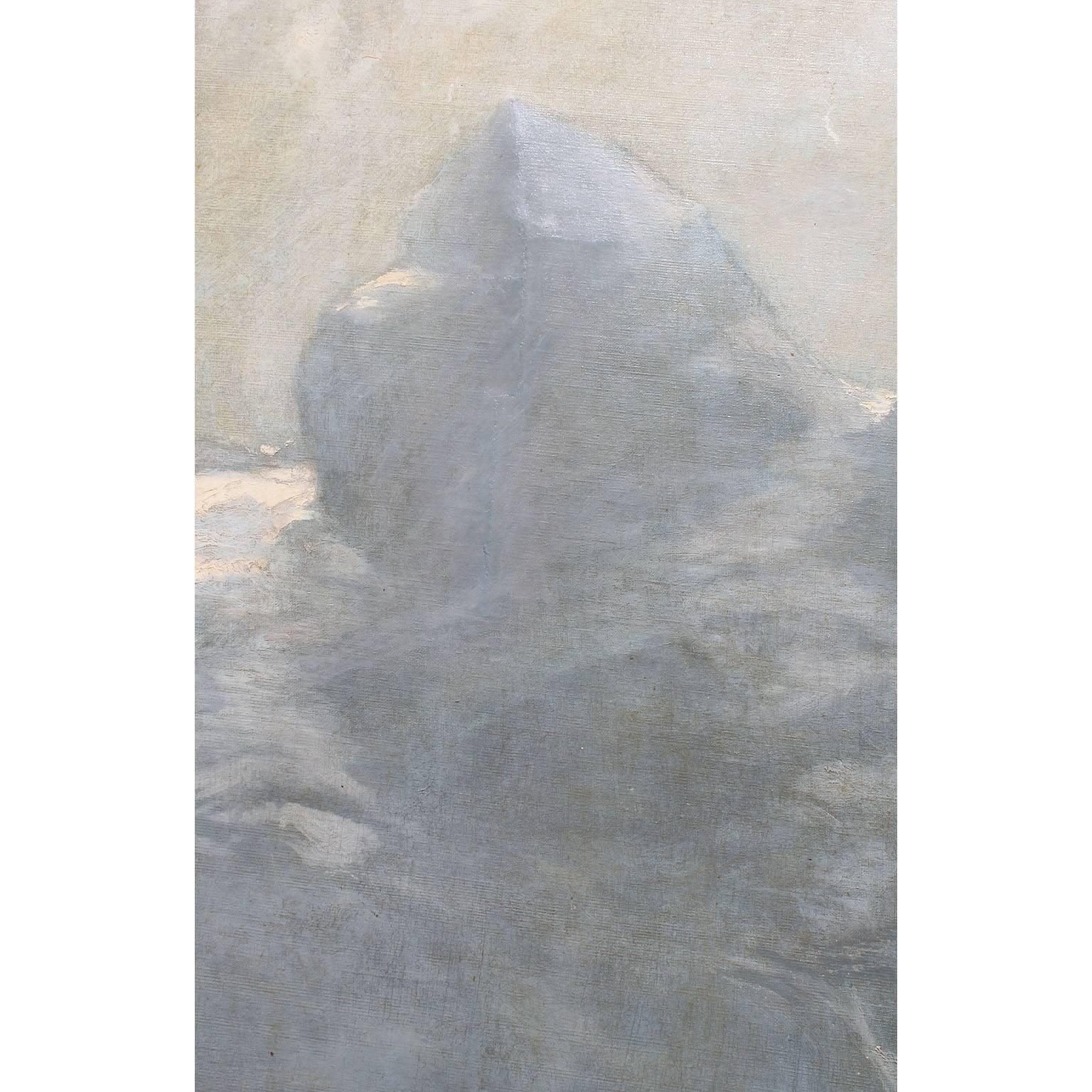 Felix Possart Large Oil on Canvas 