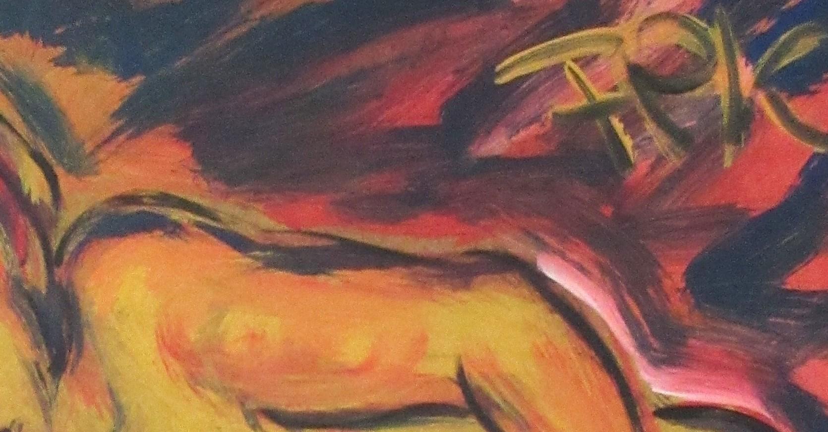 Flirtare con Jasmin - Painting Moderno di Felix Samuel Pfefferkorn