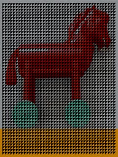Rocking Horse, Digital on Paper