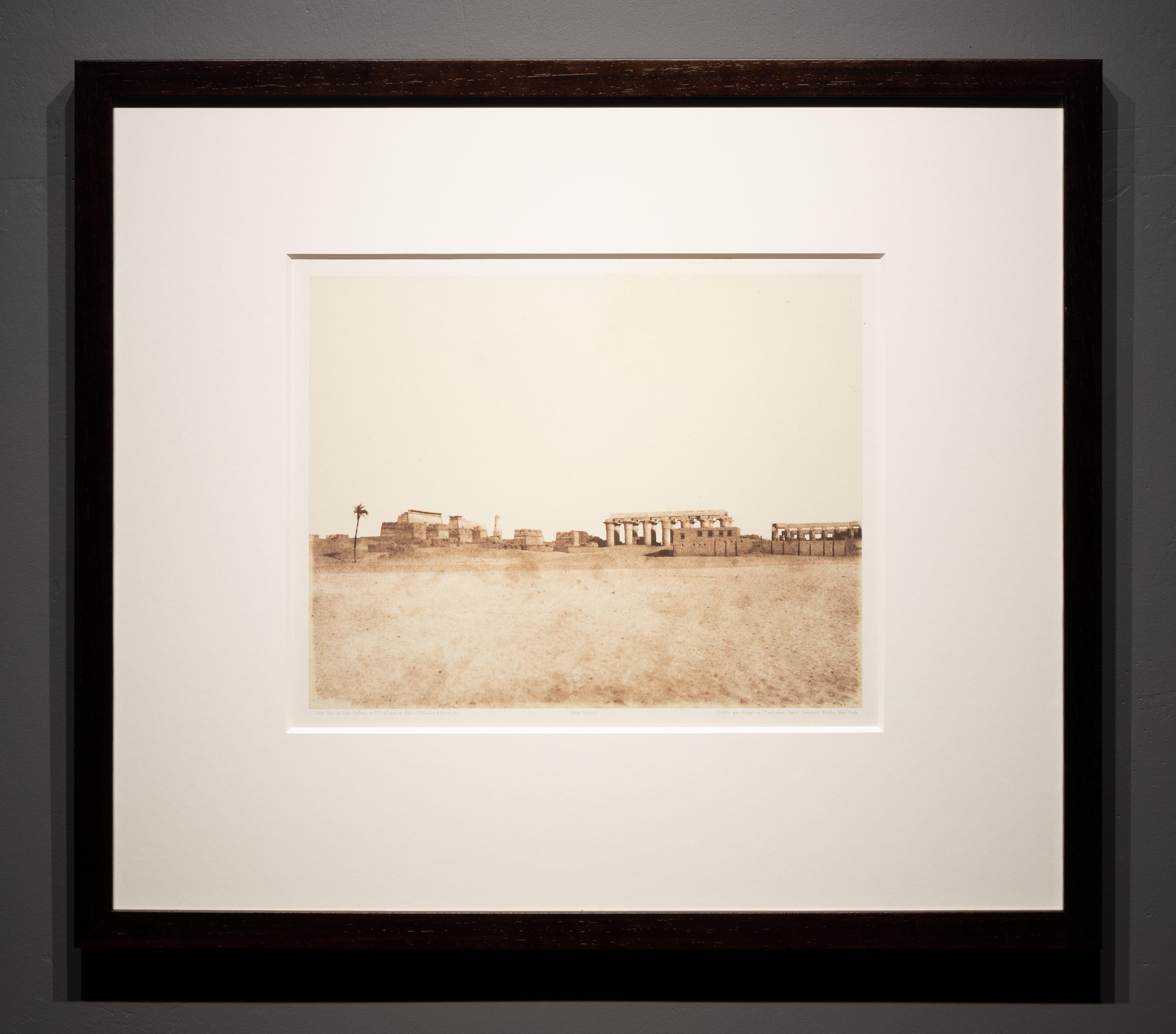 Thebes, Egypt - Photograph by Felix Teynard
