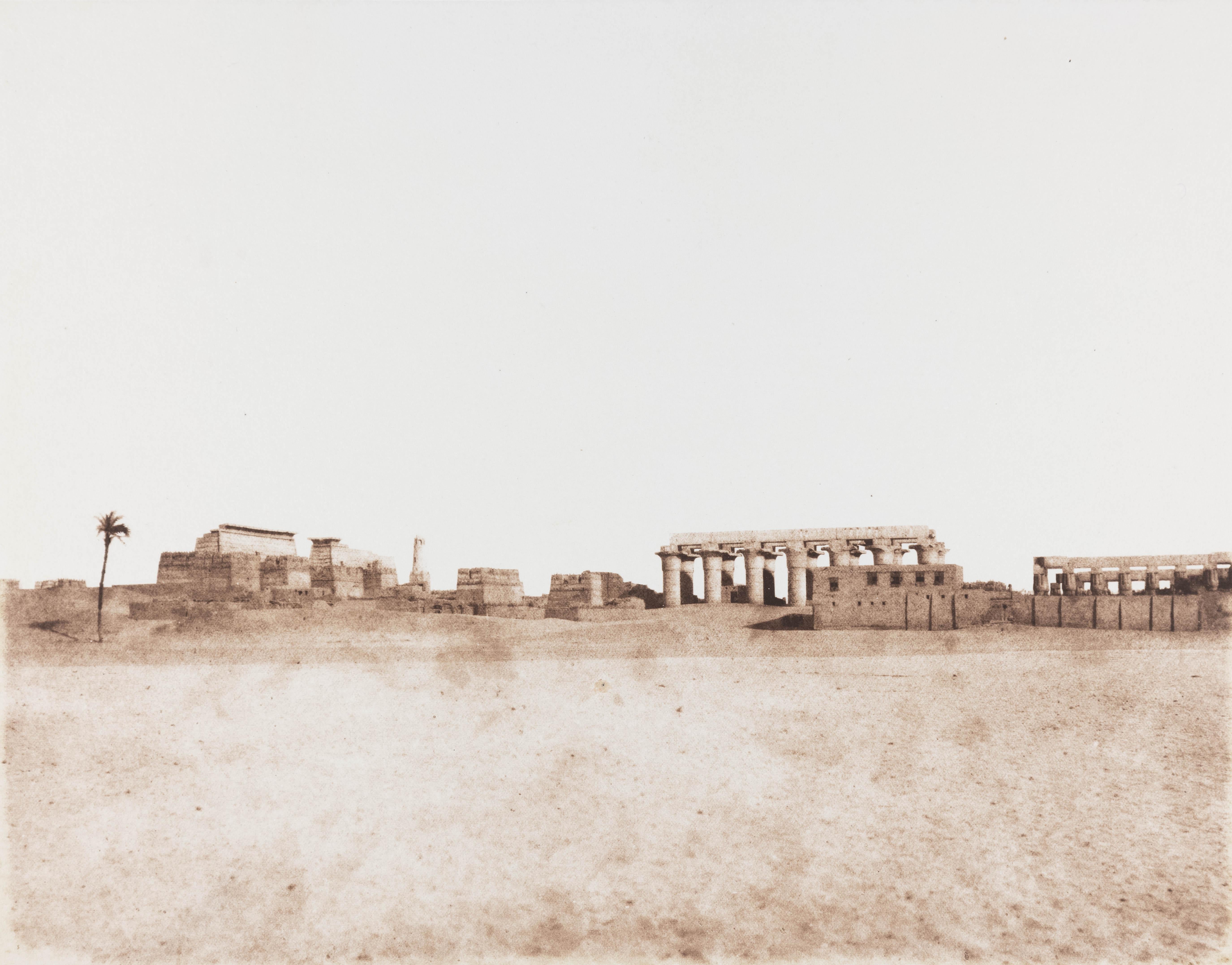 Felix Teynard Landscape Photograph - Thebes, Egypt
