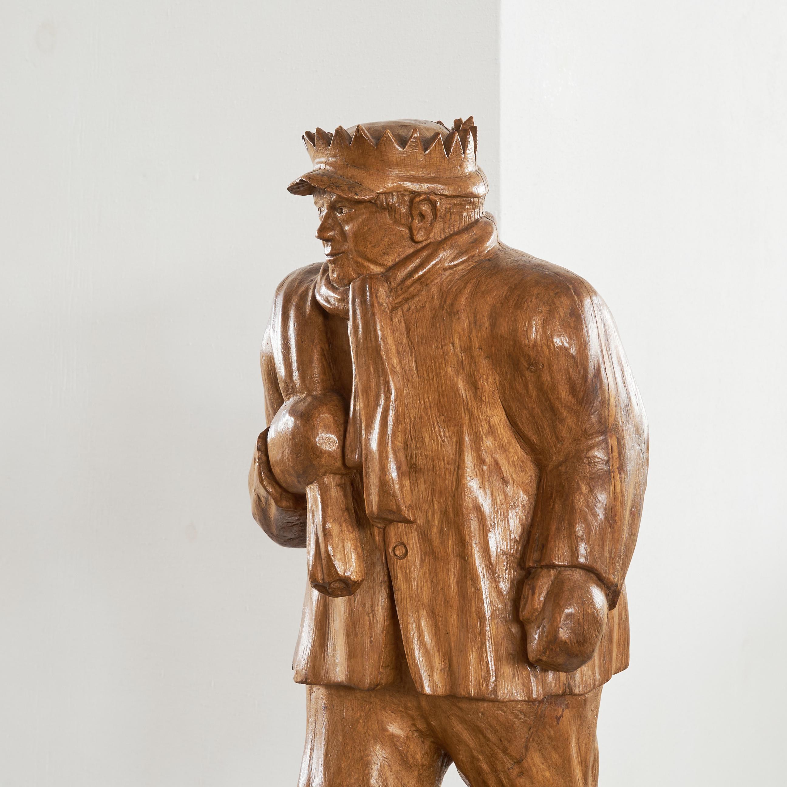 Felix Timmermans 'Les 3 Rois Mages' Sculptures d'Art Populaire Flamand en Wood Carved 1970 en vente 10