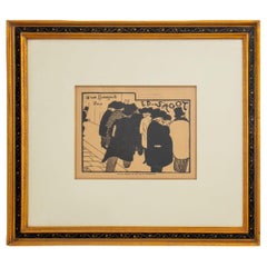 Felix Vallotton "Ed Sagot ..." Stampa xilografica, 1892