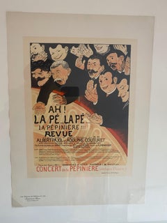 Vintage "Ah! la Pe . . . la Pe . . . la Pepiniere" from Les Maitres de l'Affiche