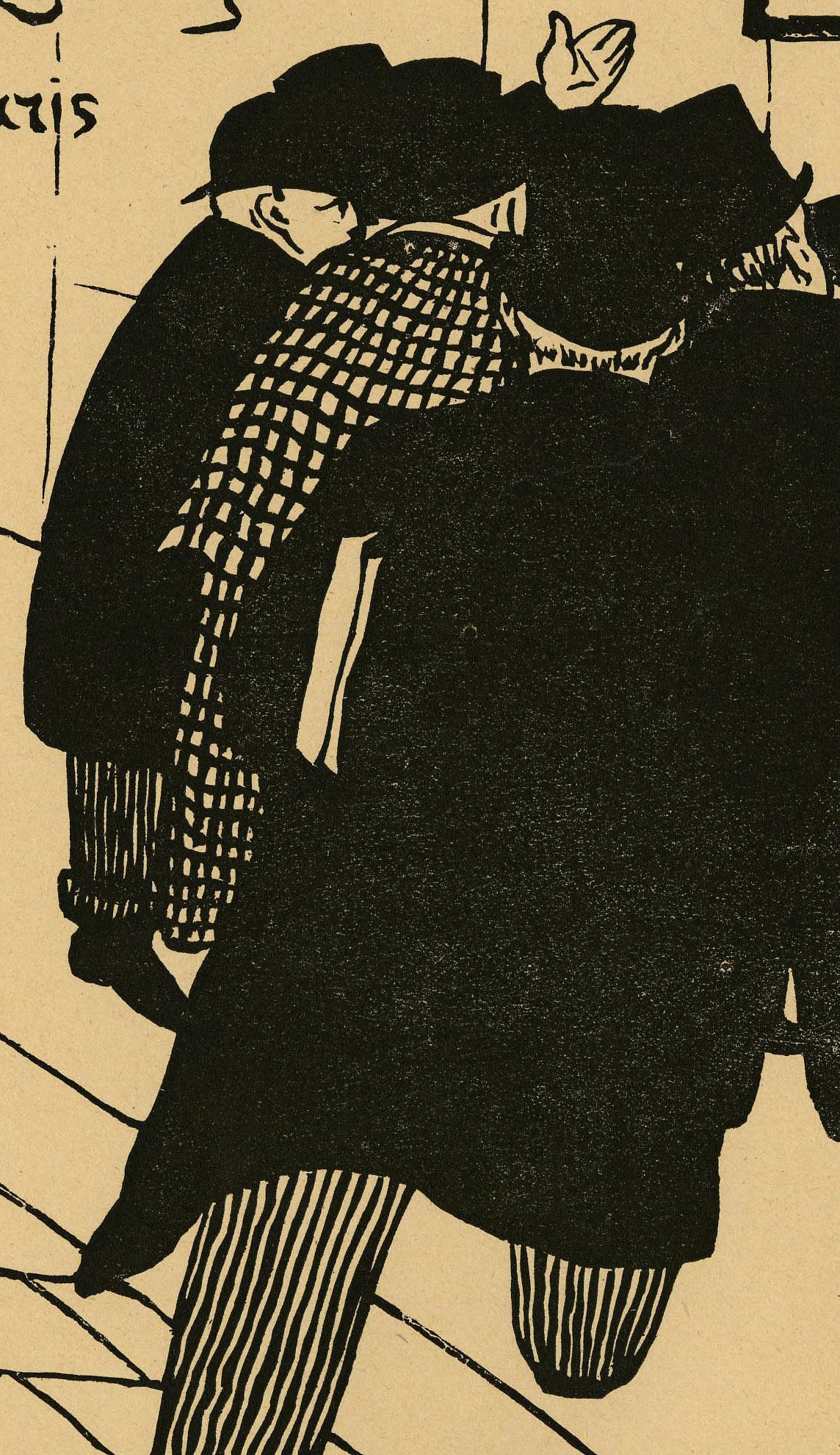 Les Amateurs d'Estampes - Print by Félix Vallotton