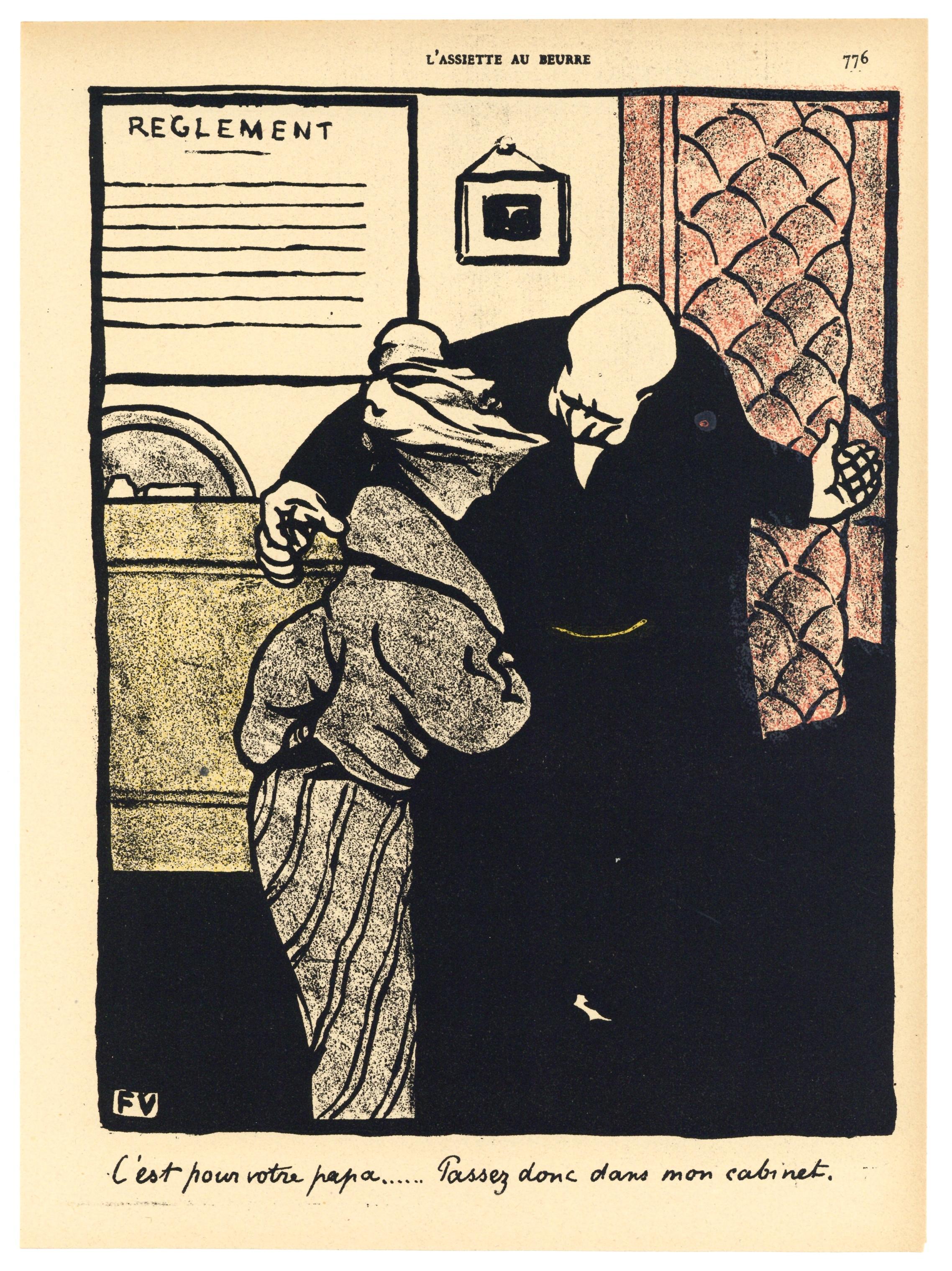 original lithograph - Print by Félix Vallotton