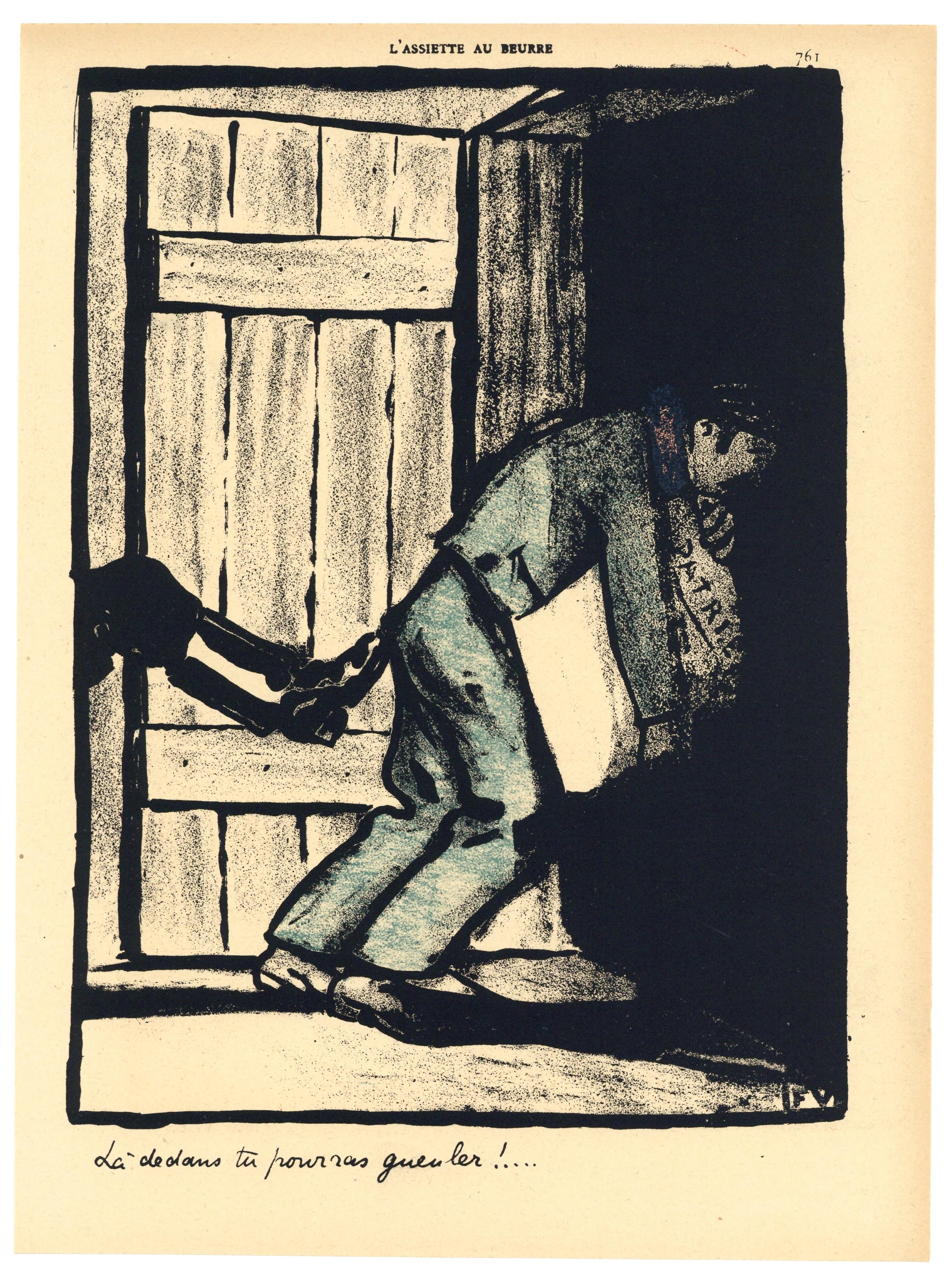 litografia originale - Print di Félix Vallotton