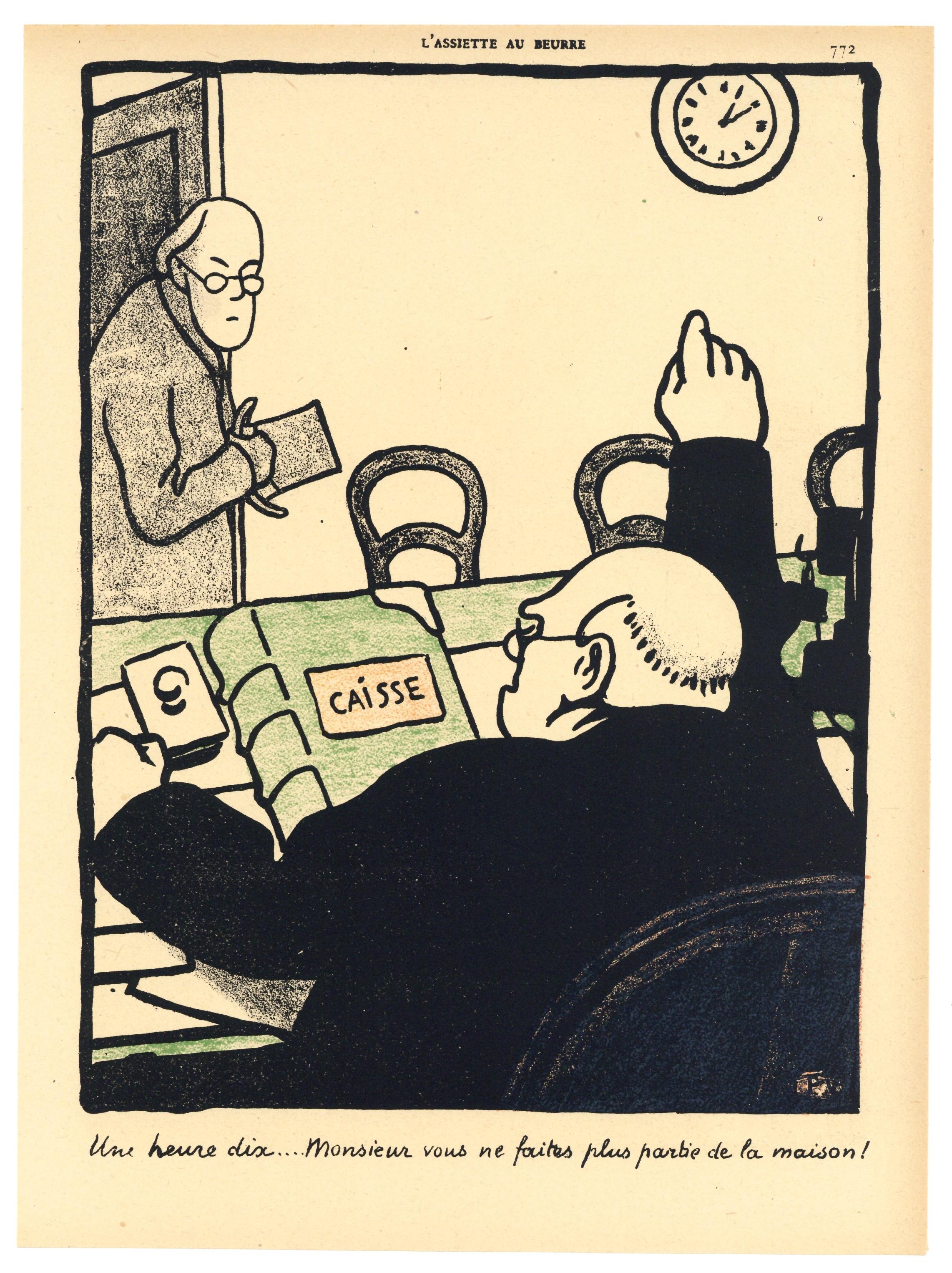 Originallithographie – Print von Félix Vallotton