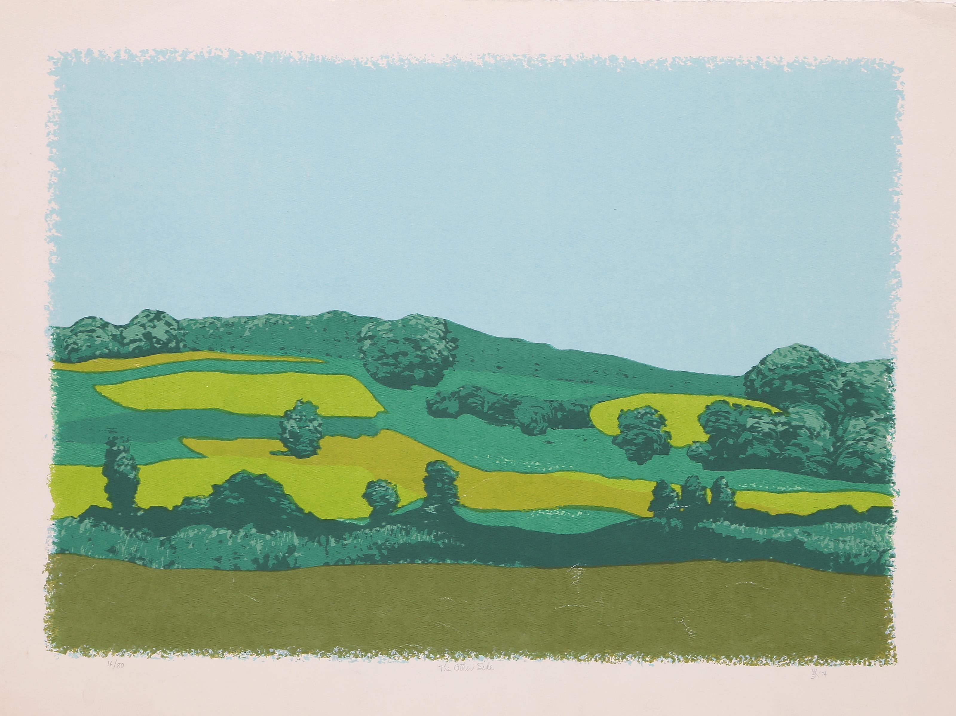 El Otro Lado, Serigrafía Moderna al estilo de Félix Vallotton - Print de Unknown