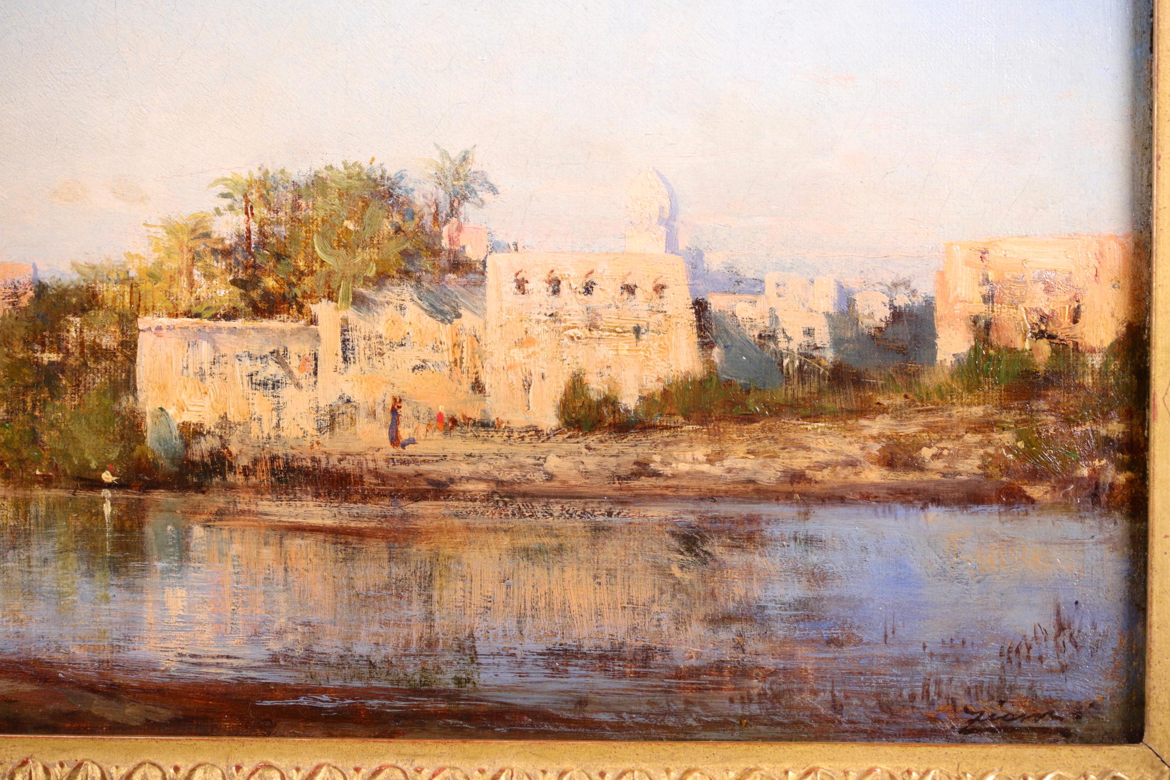 Les Bords du Nil - Orientalist Impressionist Landscape Oil Painting - Felix Ziem 2