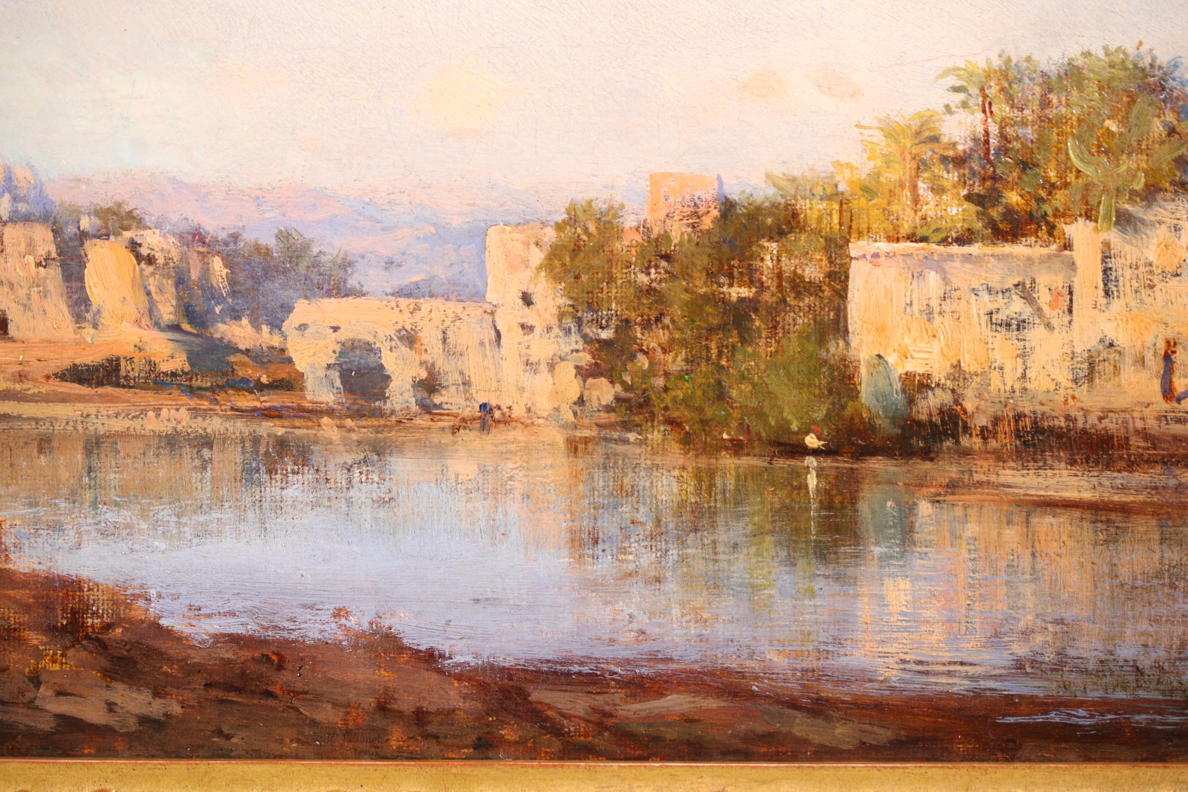 Les Bords du Nil - Orientalist Impressionist Landscape Oil Painting - Felix Ziem 3