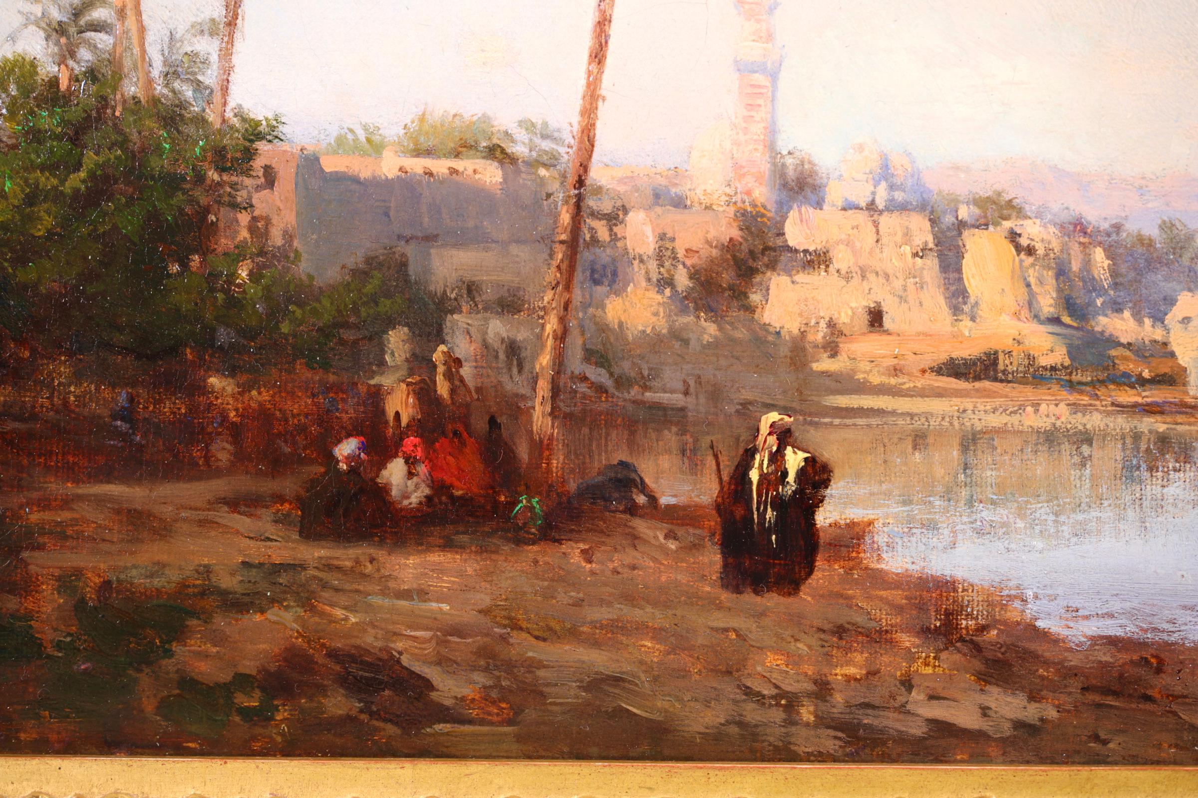 Les Bords du Nil - Orientalist Impressionist Landscape Oil Painting - Felix Ziem 4
