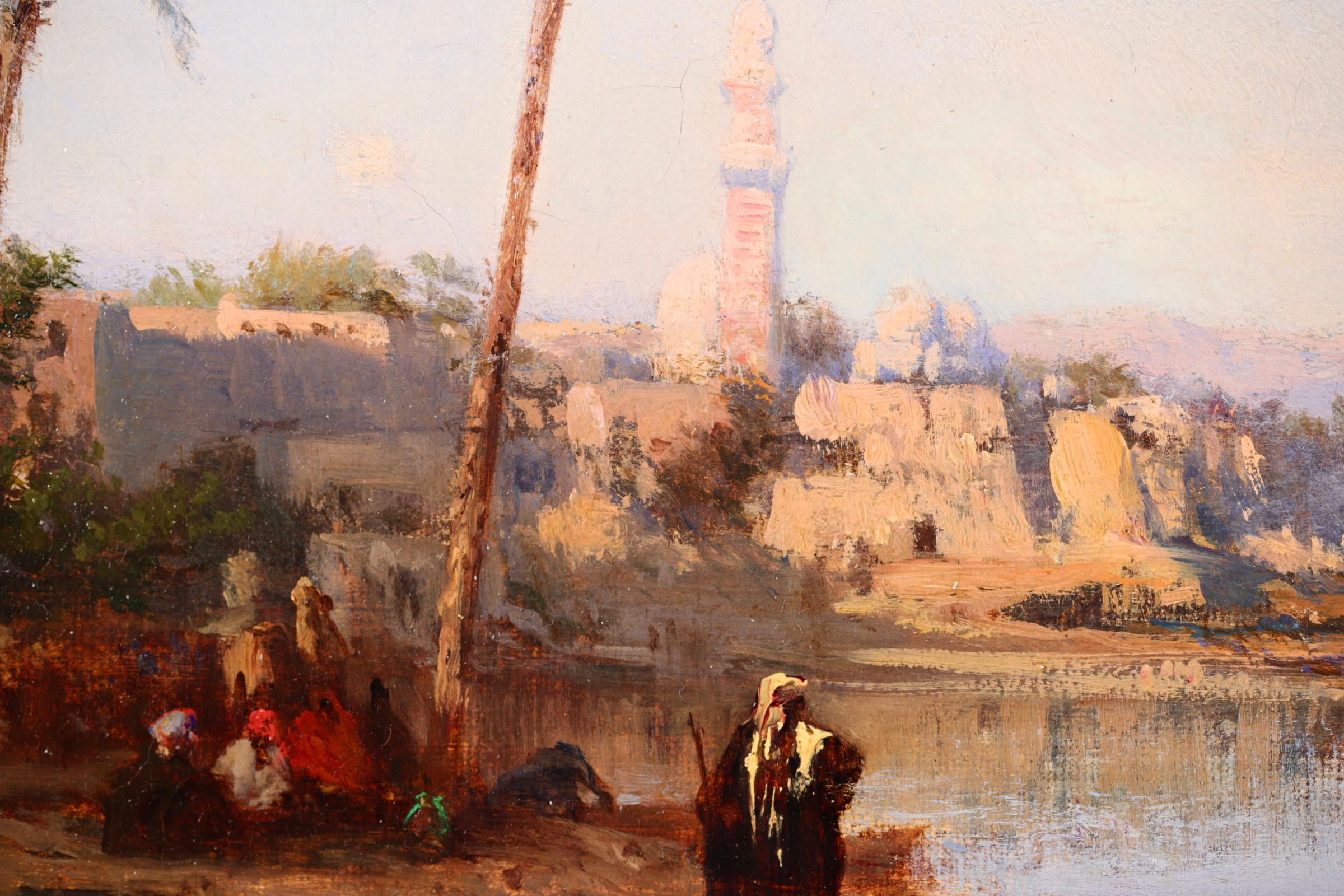 Les Bords du Nil - Orientalist Impressionist Landscape Oil Painting - Felix Ziem 6