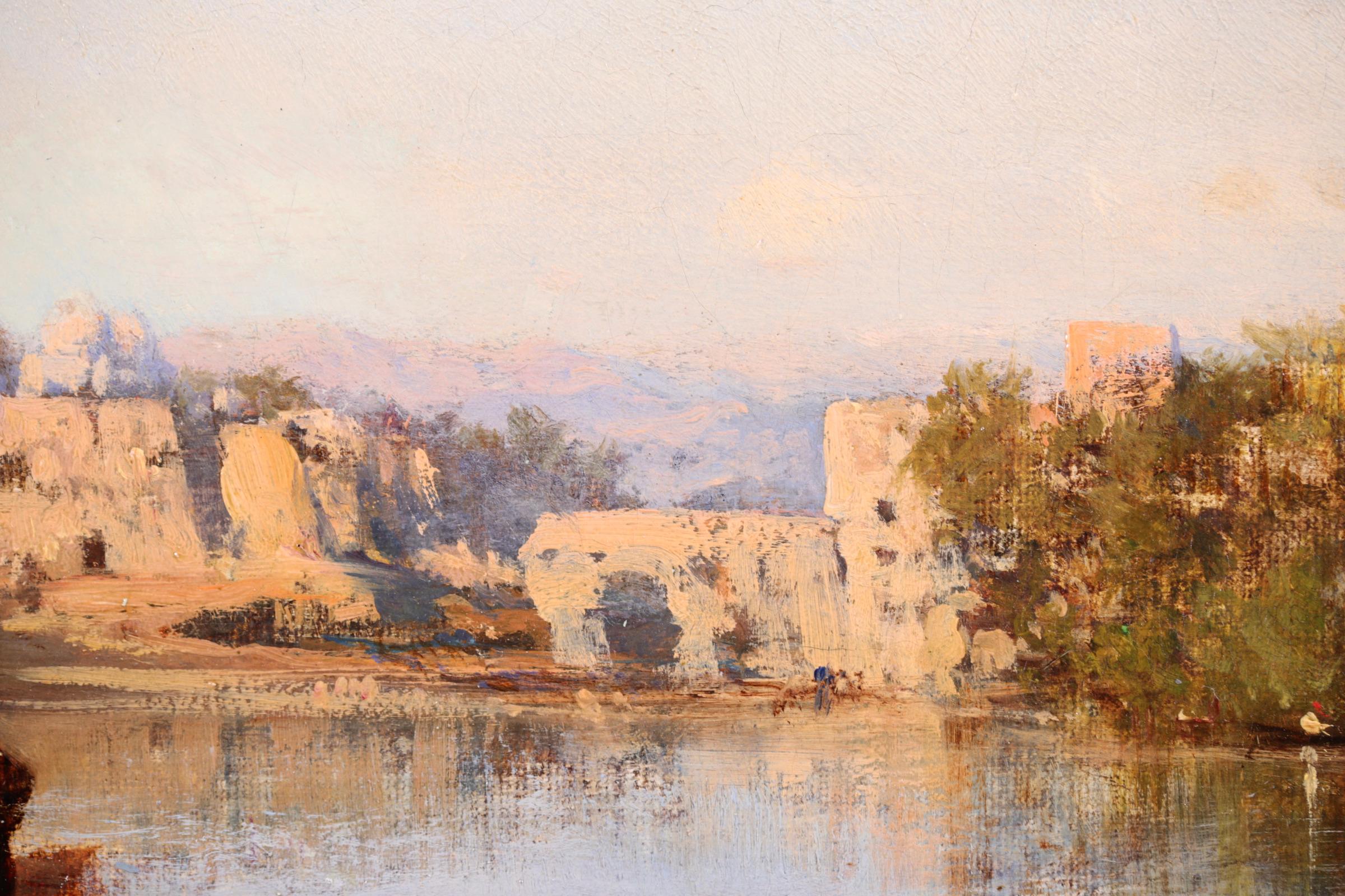 Les Bords du Nil - Orientalist Impressionist Landscape Oil Painting - Felix Ziem 7