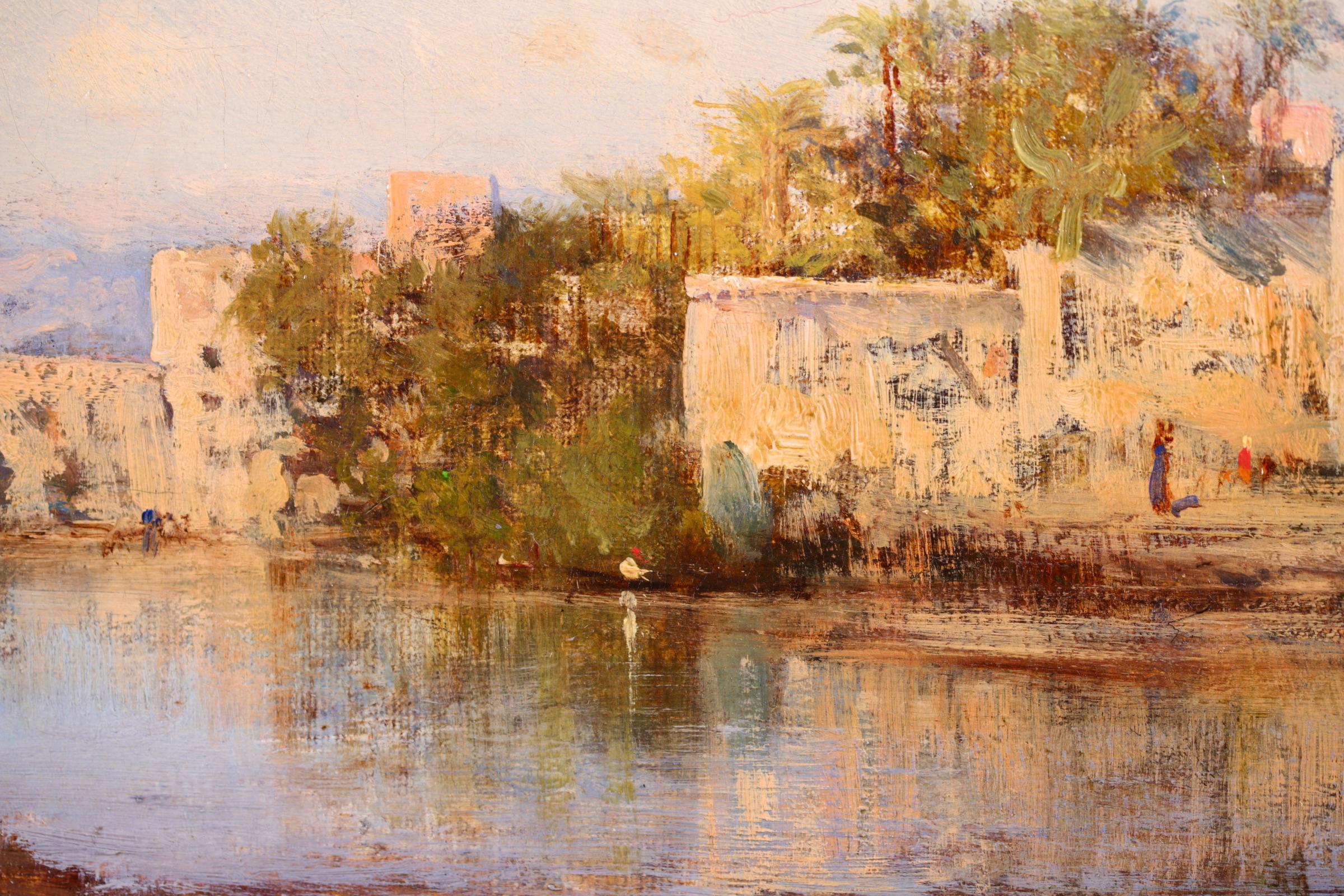 Les Bords du Nil - Orientalist Impressionist Landscape Oil Painting - Felix Ziem 8