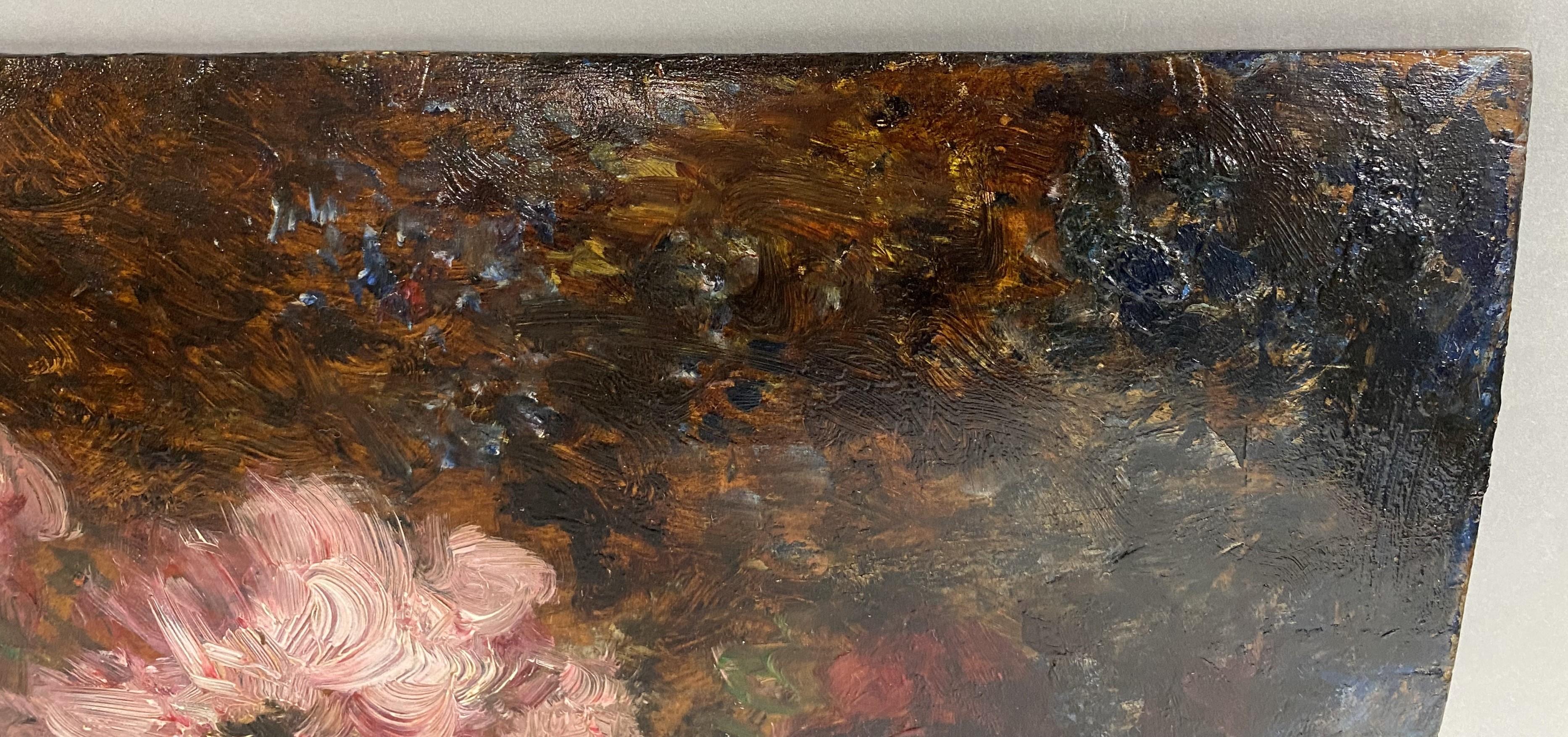 Pfingstrosen auf einer Palette im Angebot 2