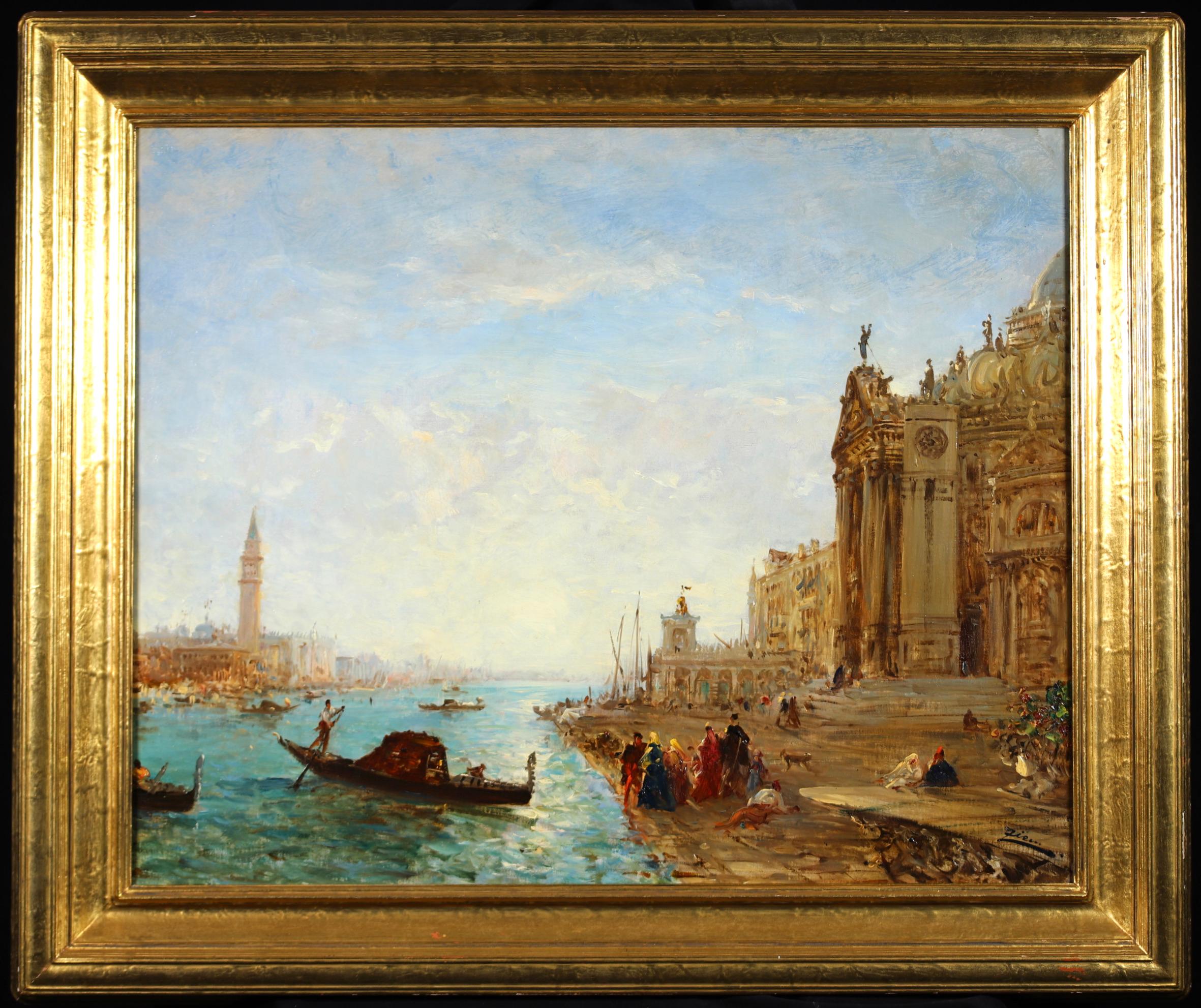 The Grand Canal - Orientalist Impressionist Landscape Oil Painting by Felix Ziem 5