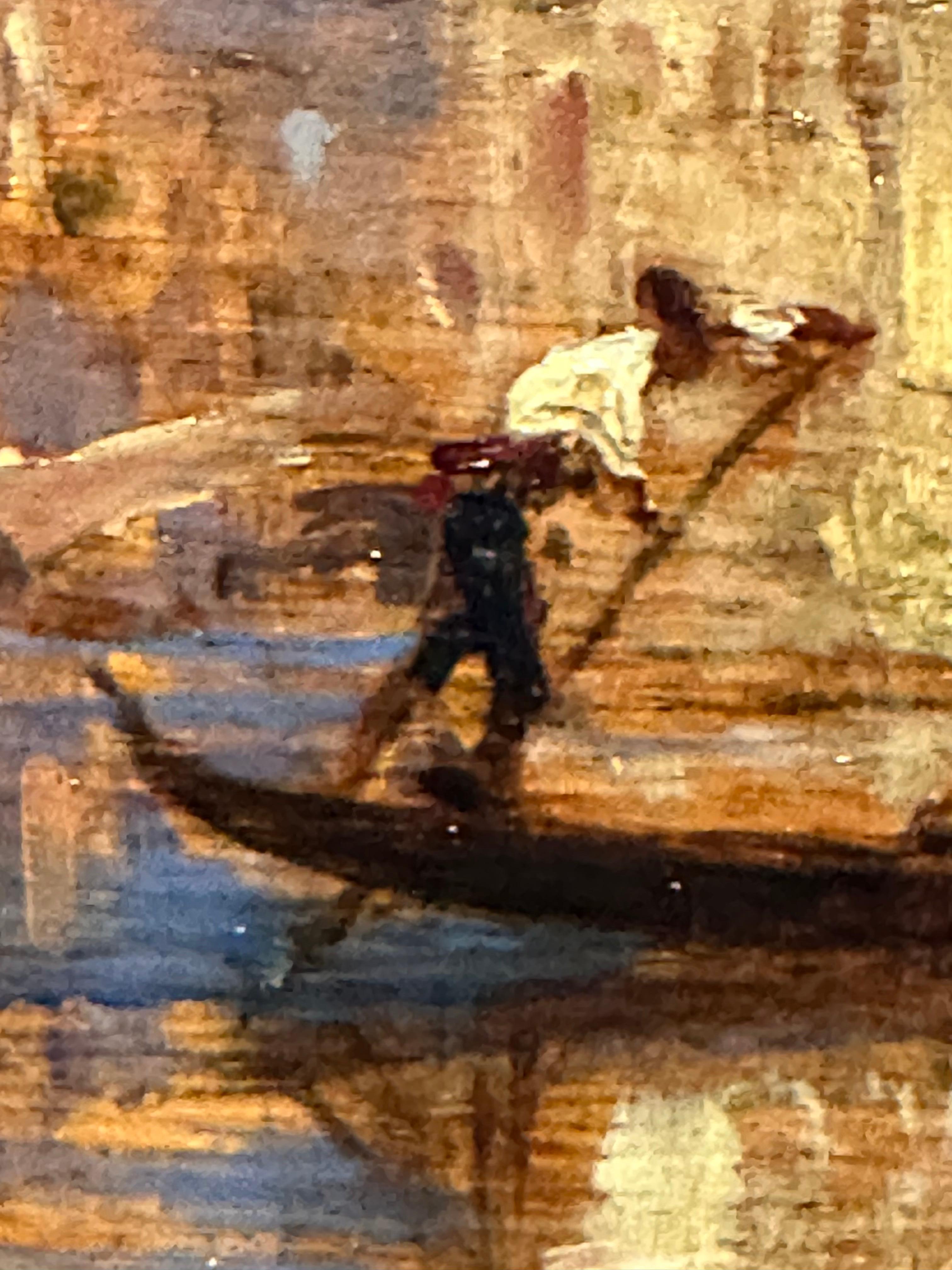 Félix Ziem war ein französischer Maler der Schule von Barbizon, der für seine Seestücke und Landschaften bekannt war. Er gilt als einer der Wegbereiter des Impressionismus. Im Jahr 1841 reiste er nach Italien, wo er sich in die Stadt Venedig