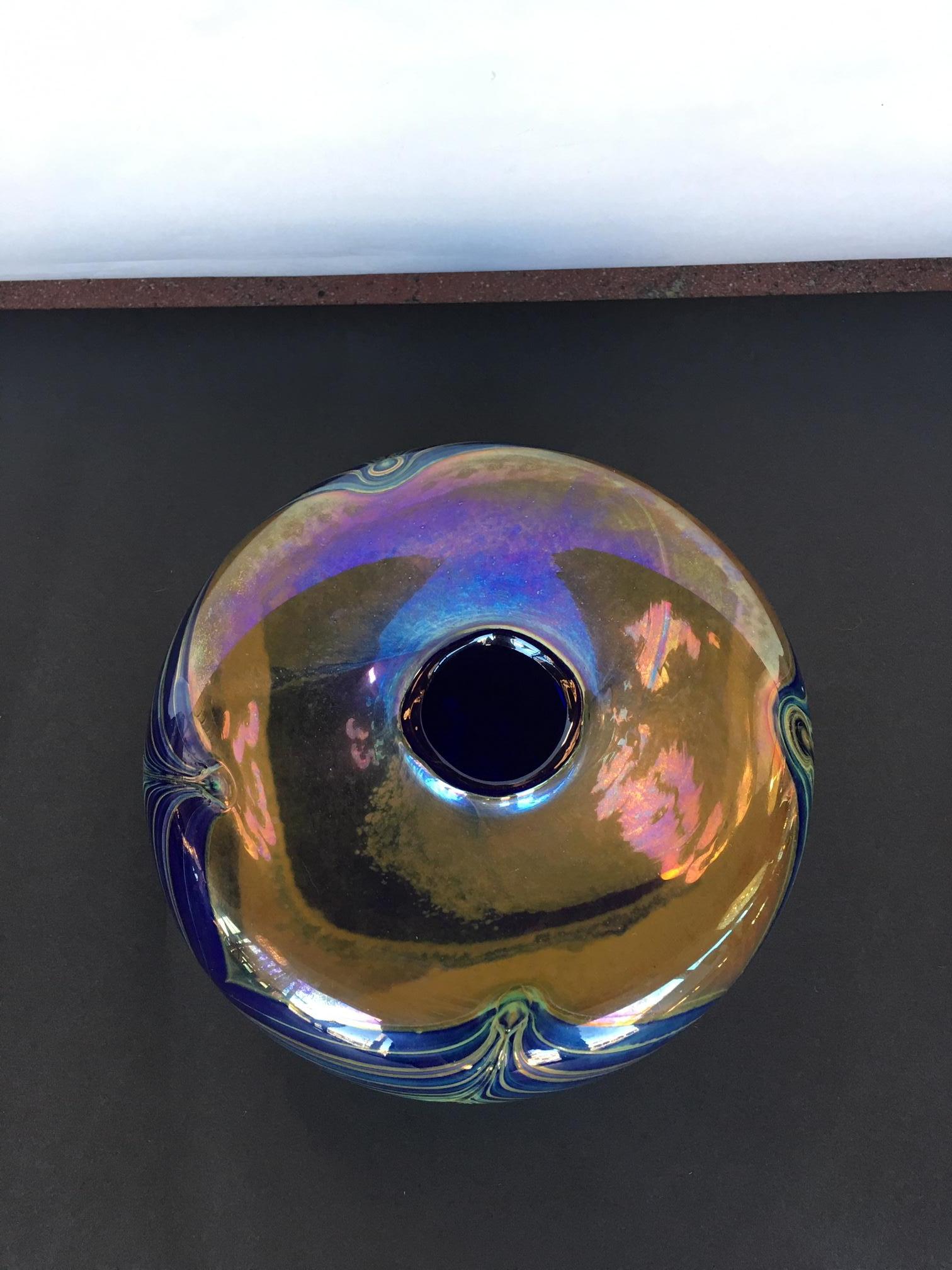 American Fellerman Art Glass Vase