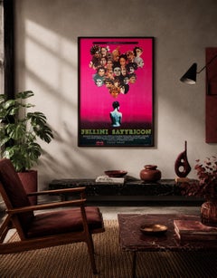Fellini Satyricon 1969 Swedish Film Poster