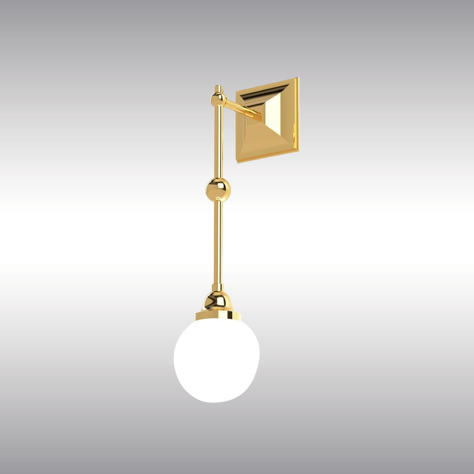 Austrian Fellner & Helmer Vienna Concert House Art Deco, Jugendstil Sconce, Re-Edition For Sale