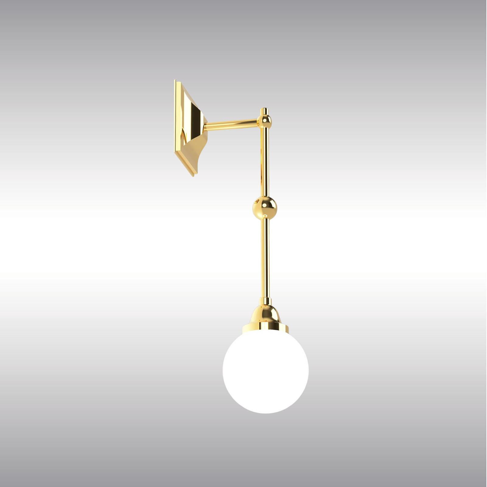 Hand-Crafted Fellner & Helmer Vienna Concert House Art Deco, Jugendstil Sconce, Re-Edition For Sale