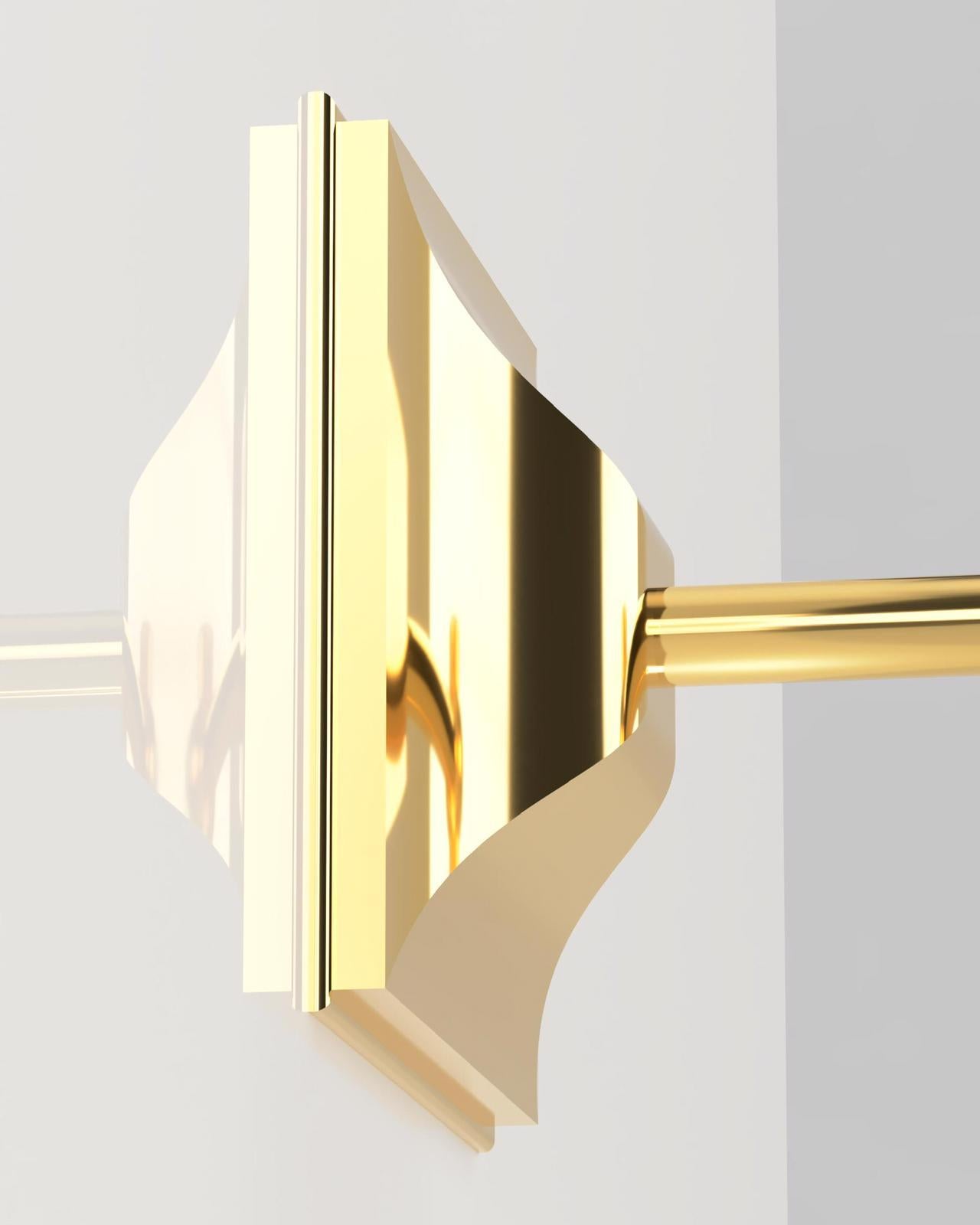 Contemporary Fellner & Helmer Vienna Concert House Art Deco, Jugendstil Sconce, Re-Edition For Sale