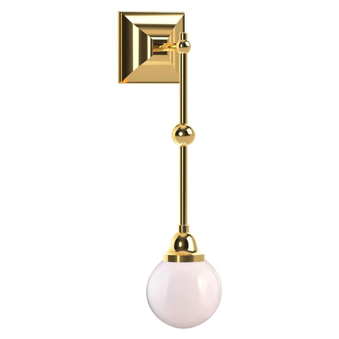Fellner & Helmer Vienna Concert House Art Deco, Jugendstil Sconce, Re-Edition For Sale