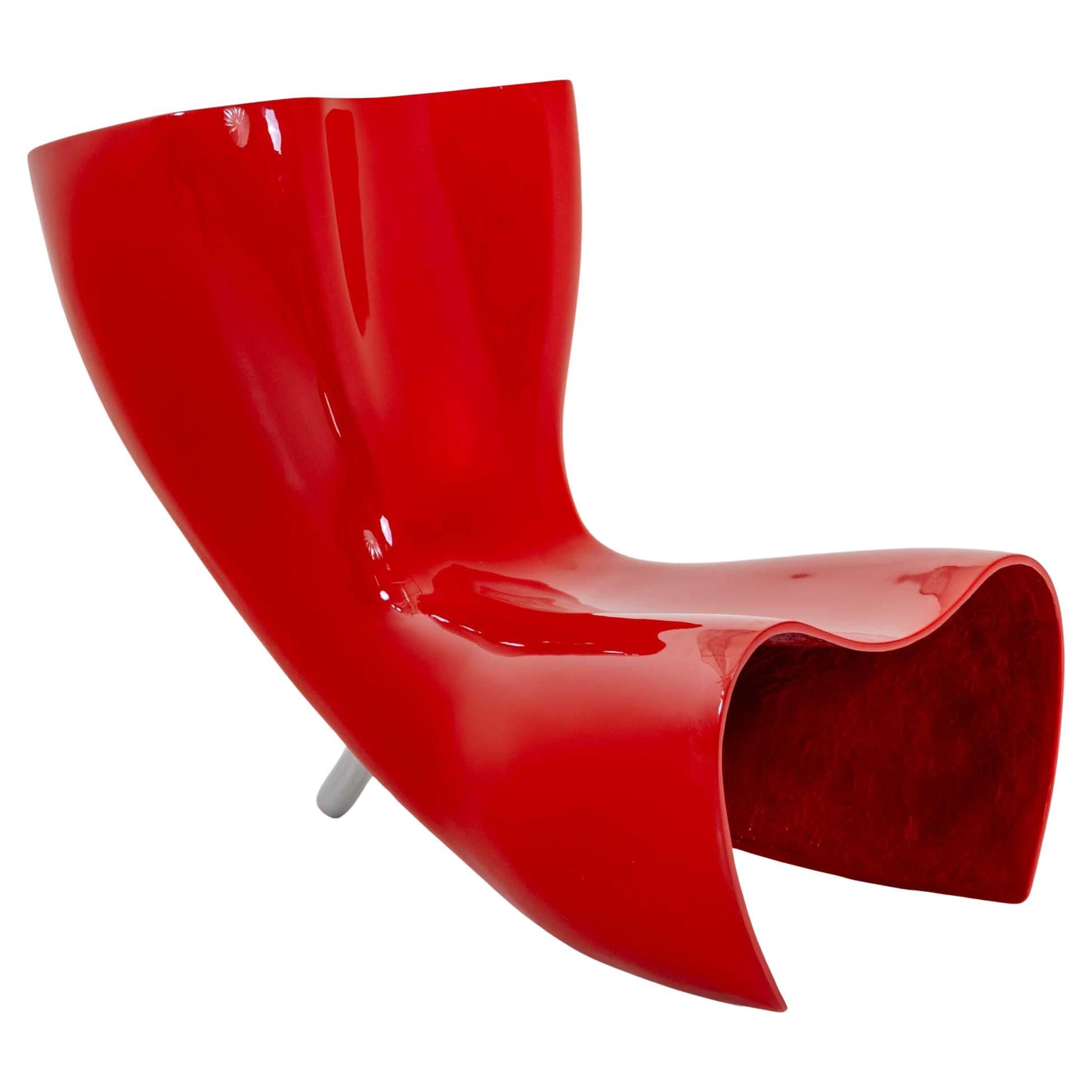 Felt Chair by Marc Newson for Cappellini, Italy designed in 1993 For Sale