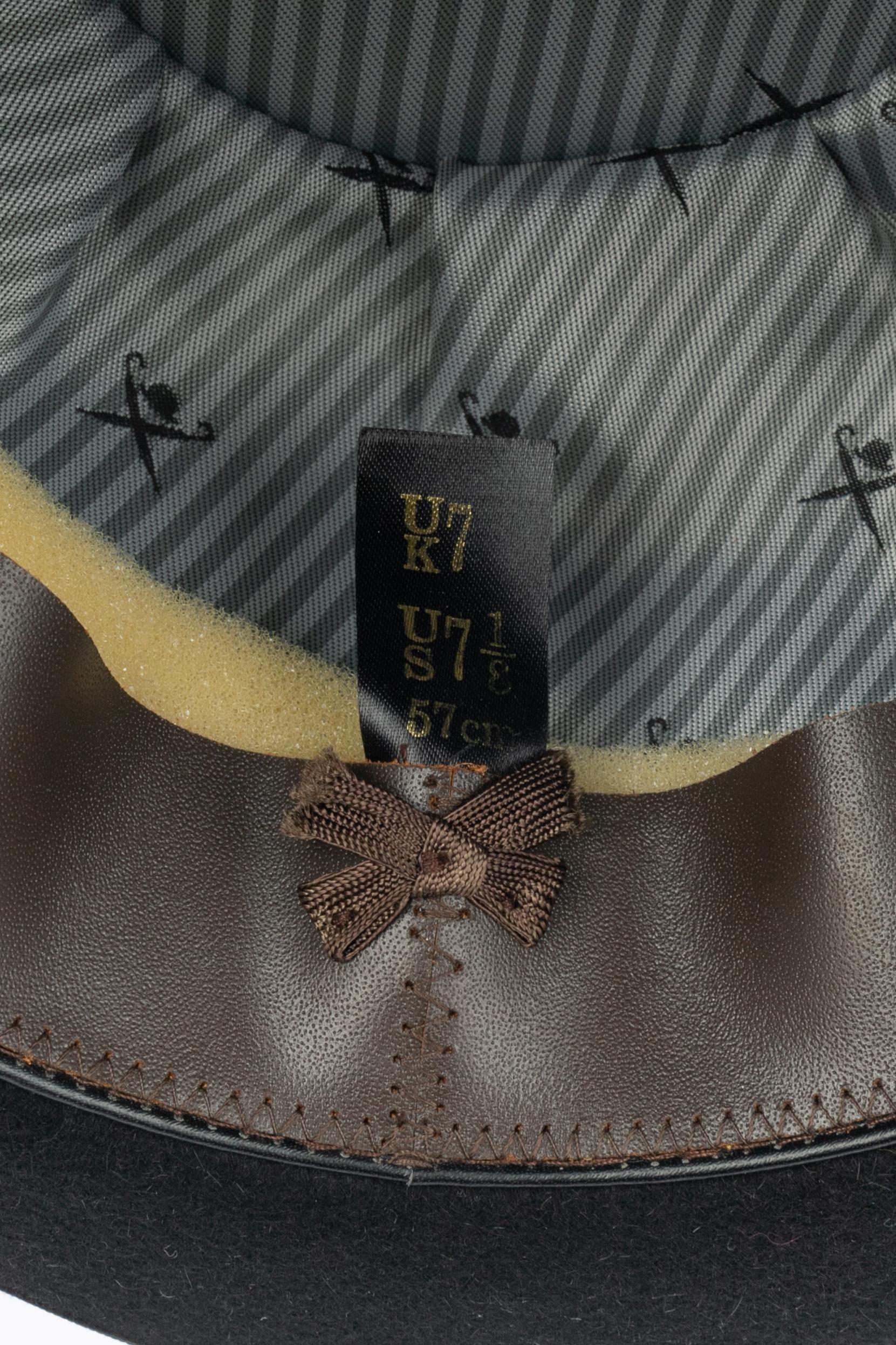 felt derby hat en vente 2