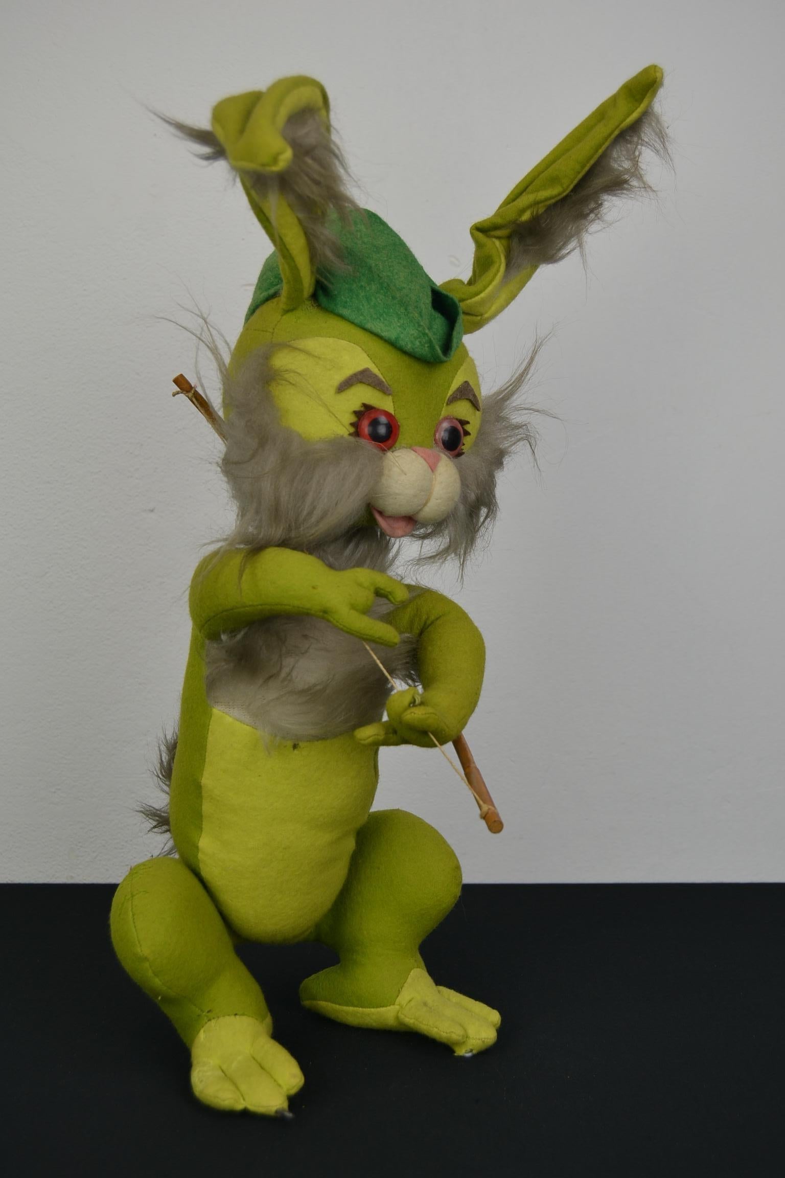Felt Lenci Animal Doll, Robin Hood Character For Sale 11
