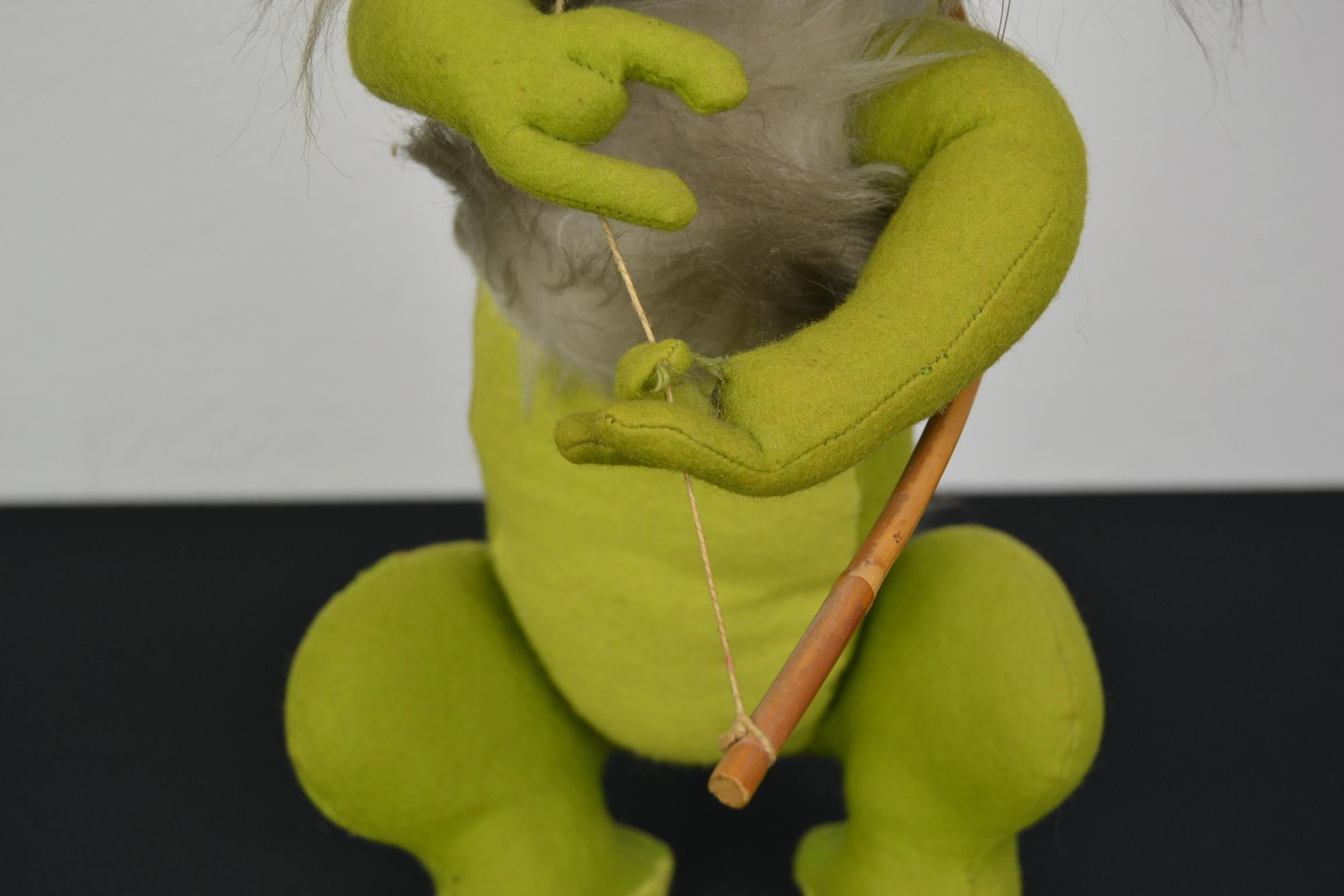 20th Century Felt Lenci Animal Doll, Robin Hood Character For Sale