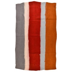 Felt Nepal Rug or Panel or Blanket or Flatwave on a Sofa