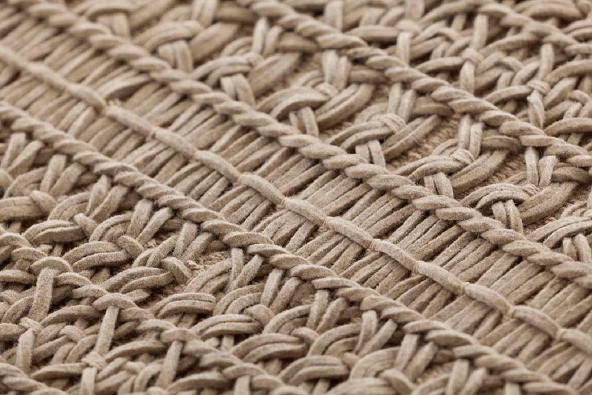 Pure new wool and craft looms for an exceptional quality. Sober, timeless. Forever.

Additional Information:
Material: 100% new wool (felt).
Color: Natural
Technique: Felt
Dimensions: 118 W x 79 D x 0.78 H inch
Available in other size