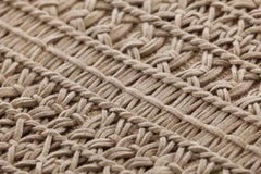 Felt Technique Knotwork Medium Rug in Natural by GAN