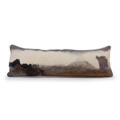 Felted Wool Body Pillow Tahoe Fabric by JG Switzer