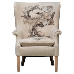 Silla con respaldo imperio JG SWITZER de lana afieltrada