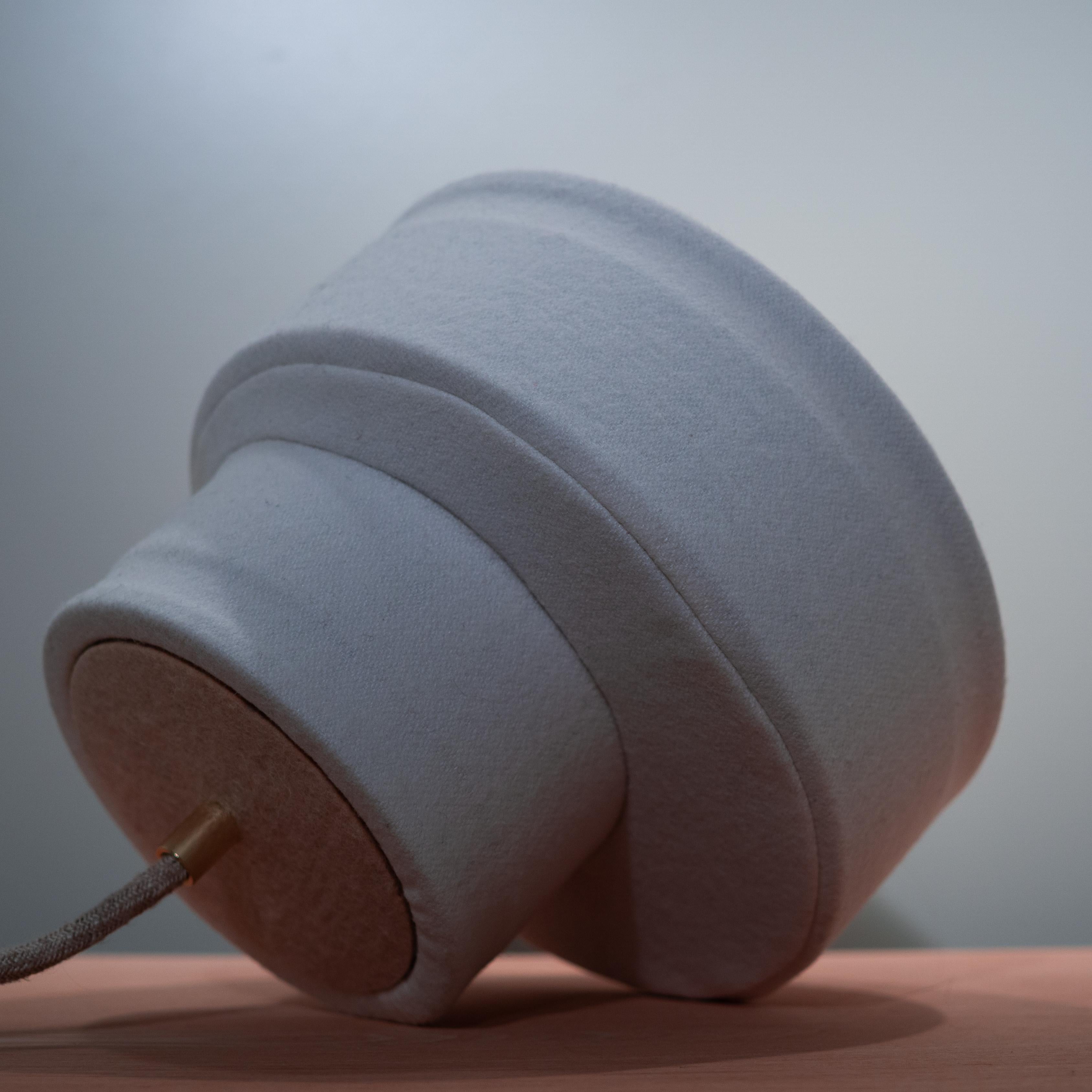 Modern Felto White Table Lamp by Studio Lampent For Sale