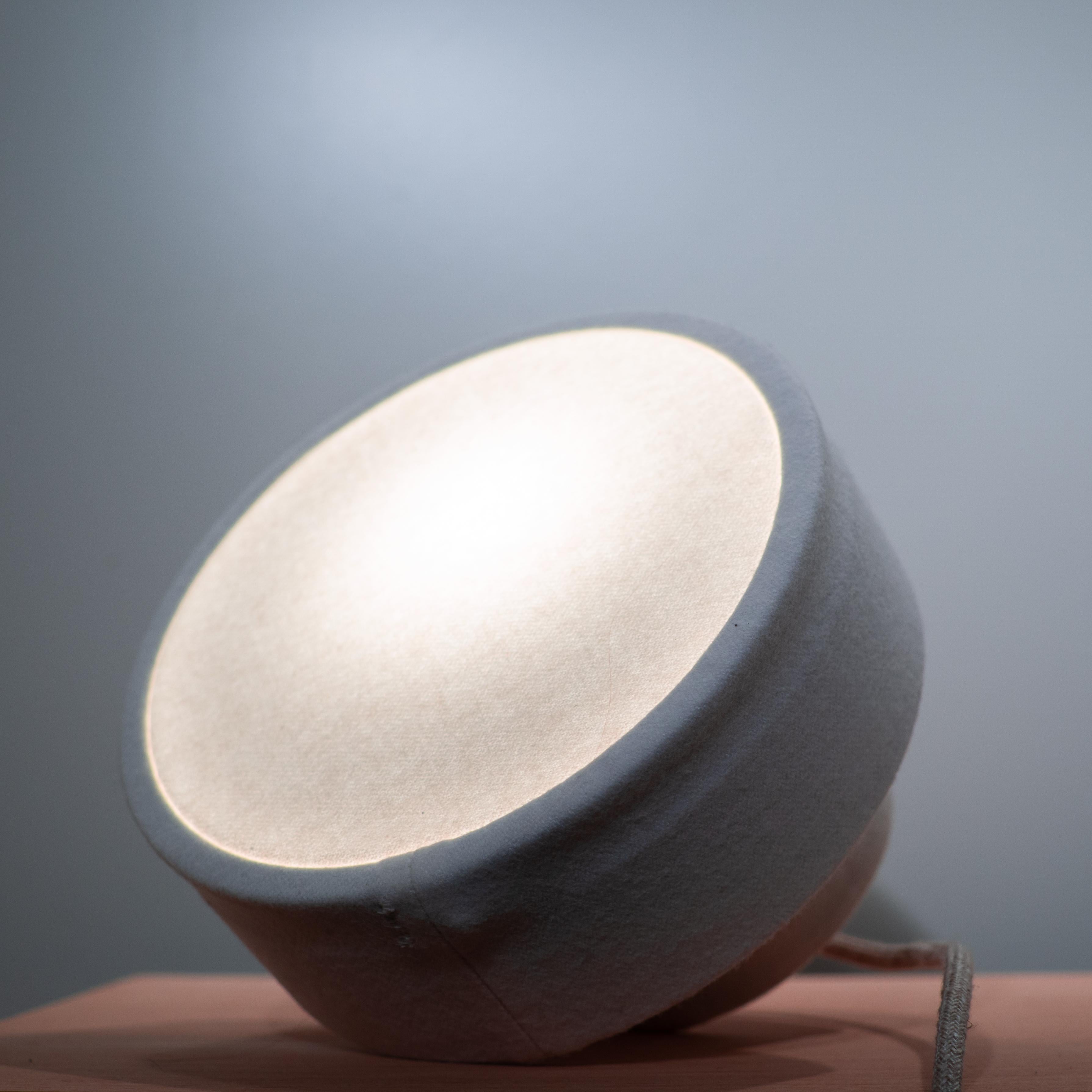Felto White Table Lamp by Studio Lampent In New Condition For Sale In London, GB