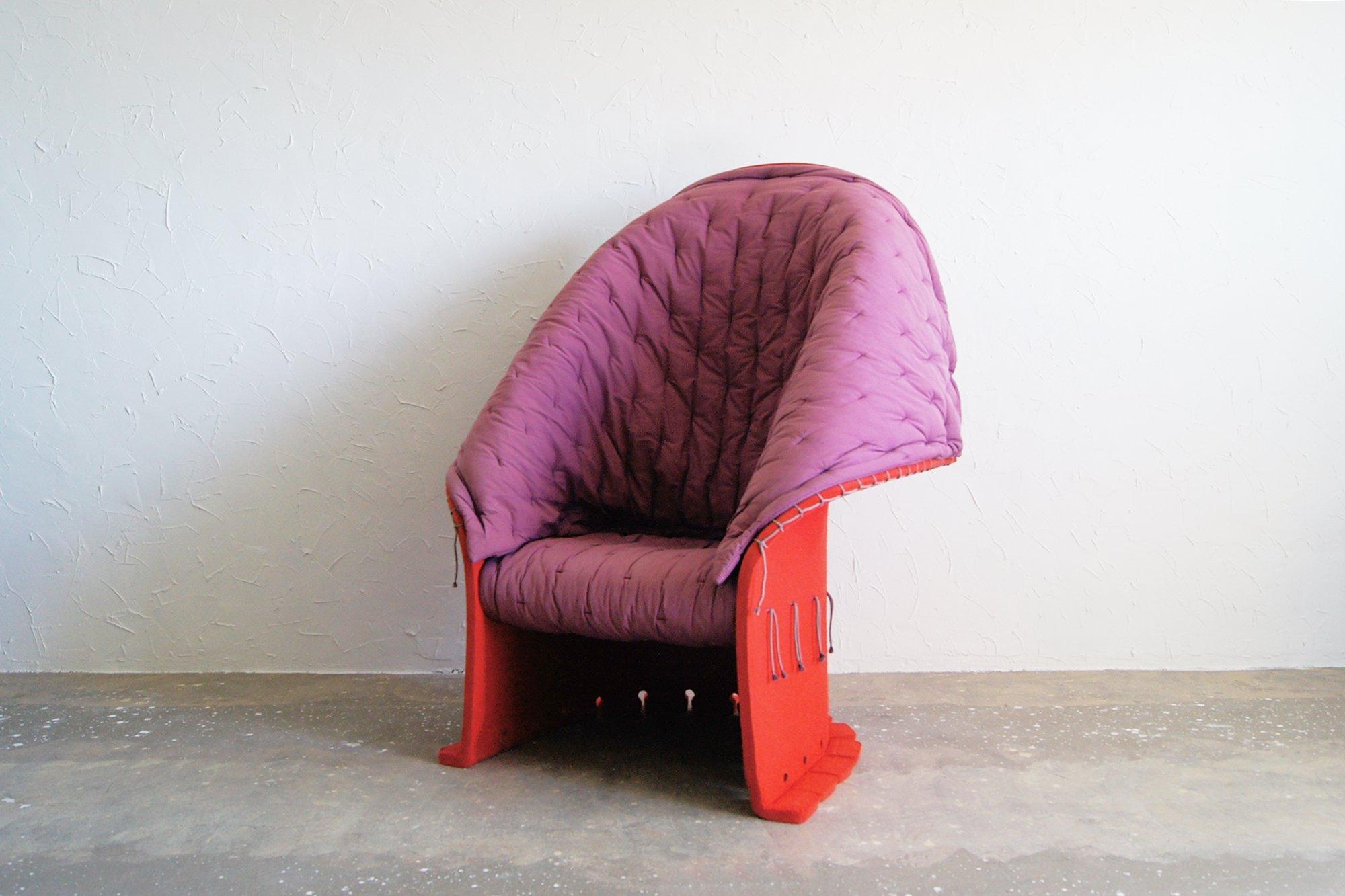 The legendary Italian designer's unlimited imagination has conjured up everything from onion chairs to otherworldly structures

The Feltri armchair designed by Gaetano Pesce is a one-of-a-kind piece, coveted by collectors.
None of Gaetano Pesce's