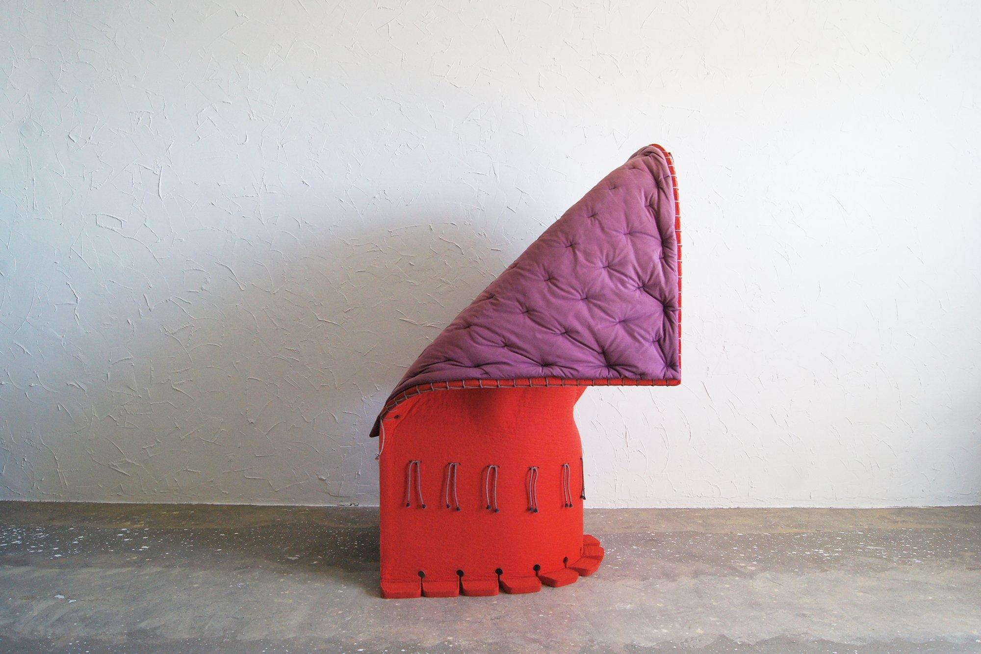 Mid-Century Modern Feltri Armchair by Gaetano Pesce for Cassina